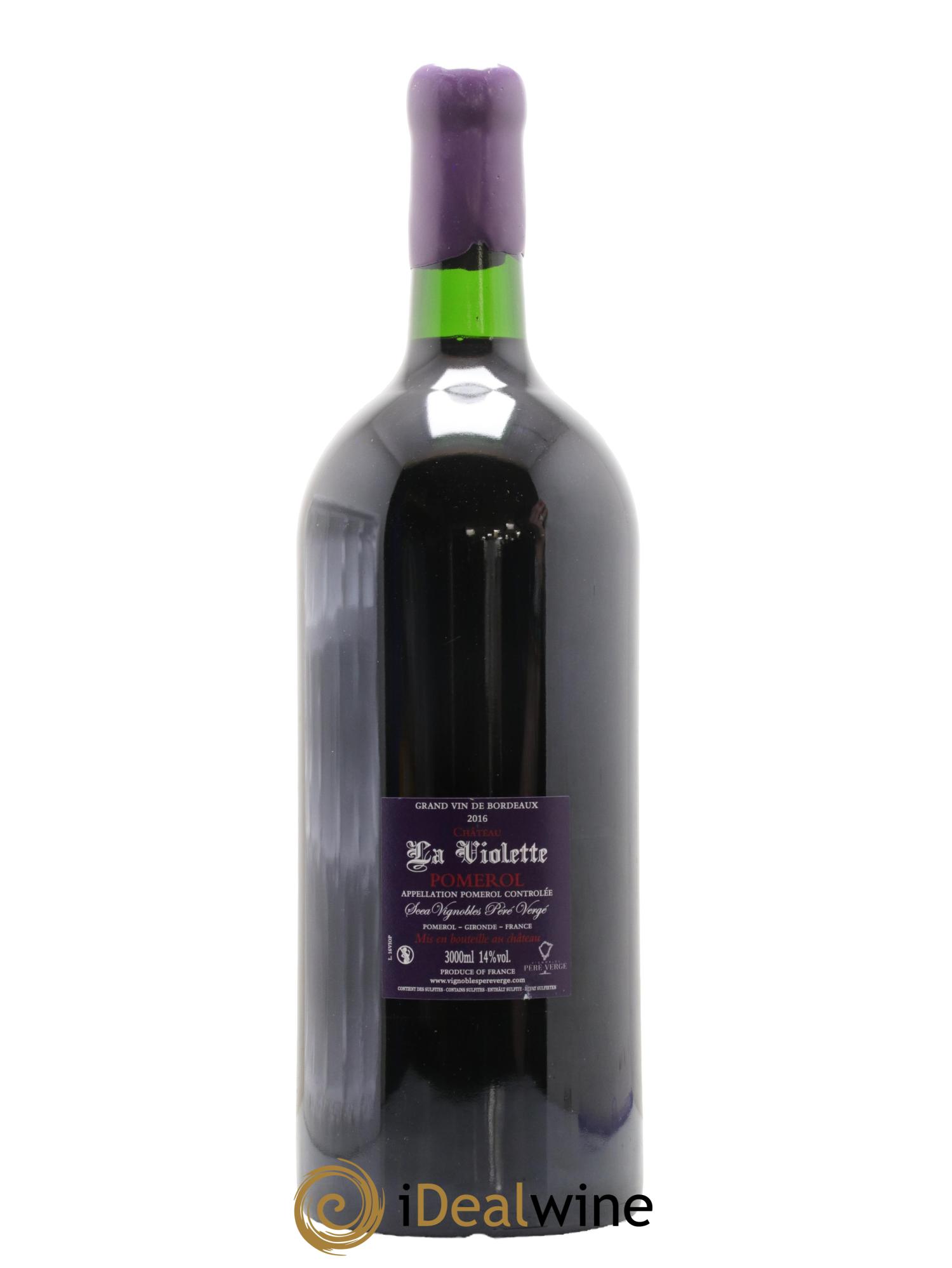 Château la Violette 2016 - Posten von 1 Doppel-Magnum - 2