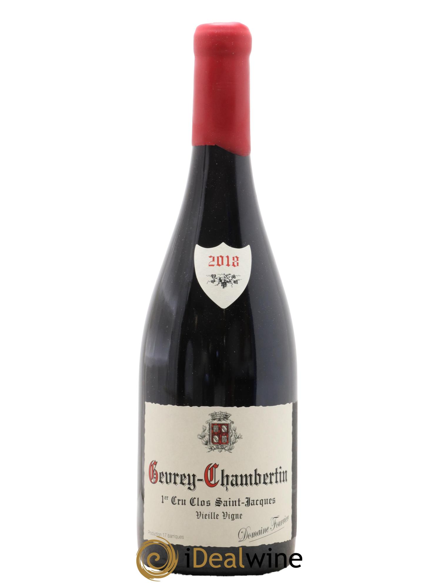 Gevrey-Chambertin 1er Cru Clos Saint-Jacques Vieille Vigne Fourrier (Domaine) 2018 - Lot de 1 bouteille - 0