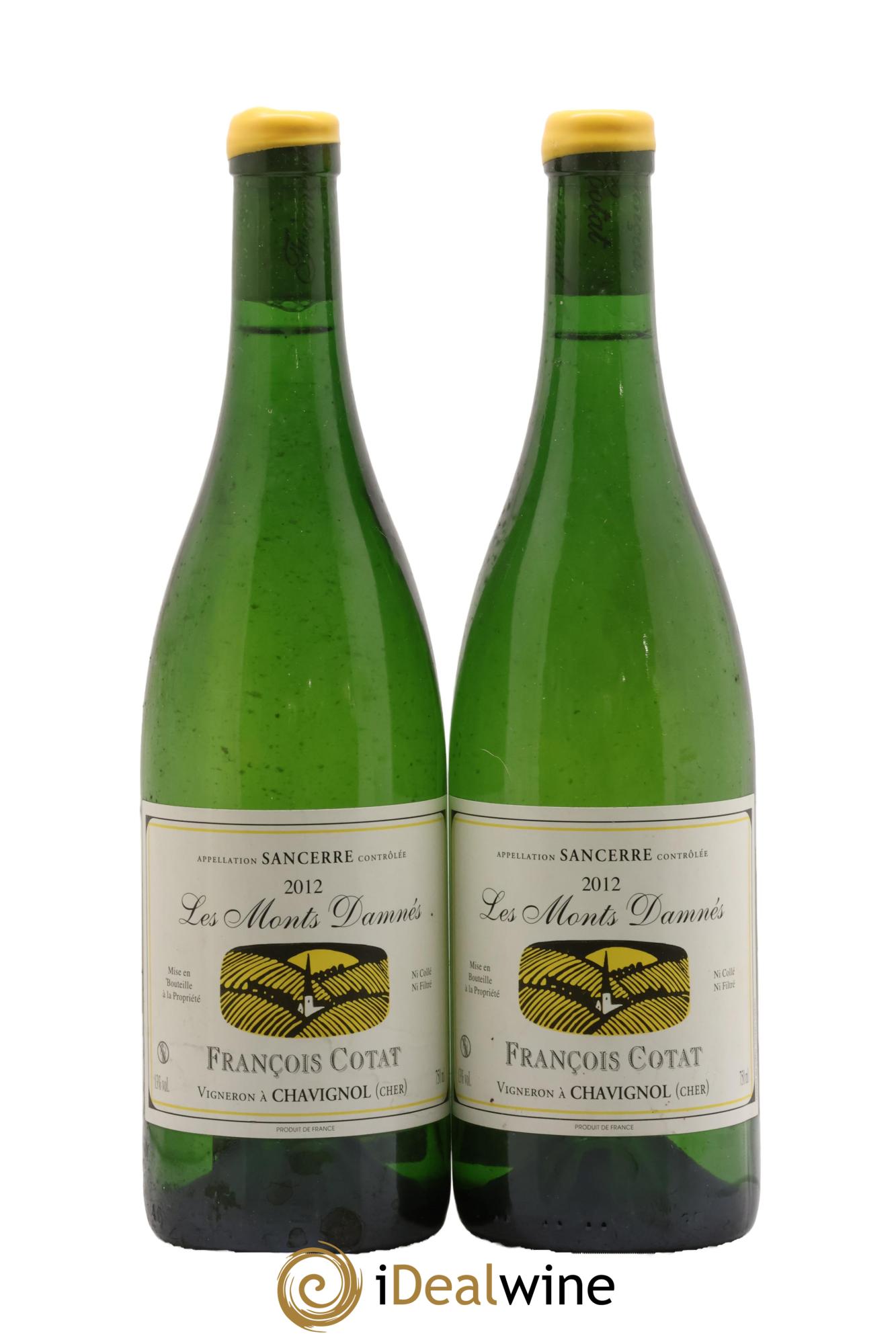 Sancerre Les Monts Damnés François Cotat 2012 - Lot of 2 bottles - 0