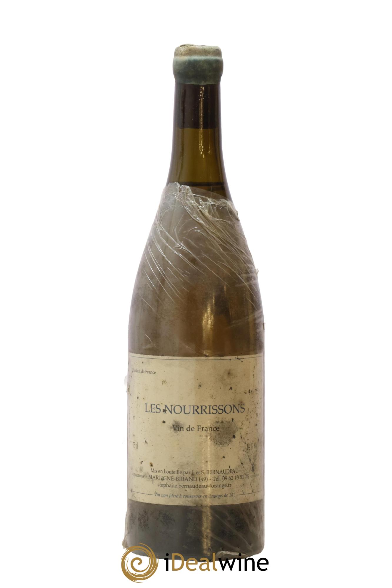 Vin de France Les Nourrissons Stéphane Bernaudeau 2010 - Lot de 1 bouteille - 0