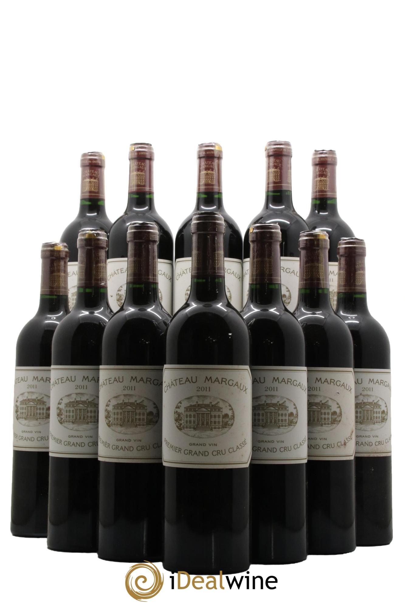 Château Margaux 1er Grand Cru Classé 2011 - Lot de 12 bouteilles - 0