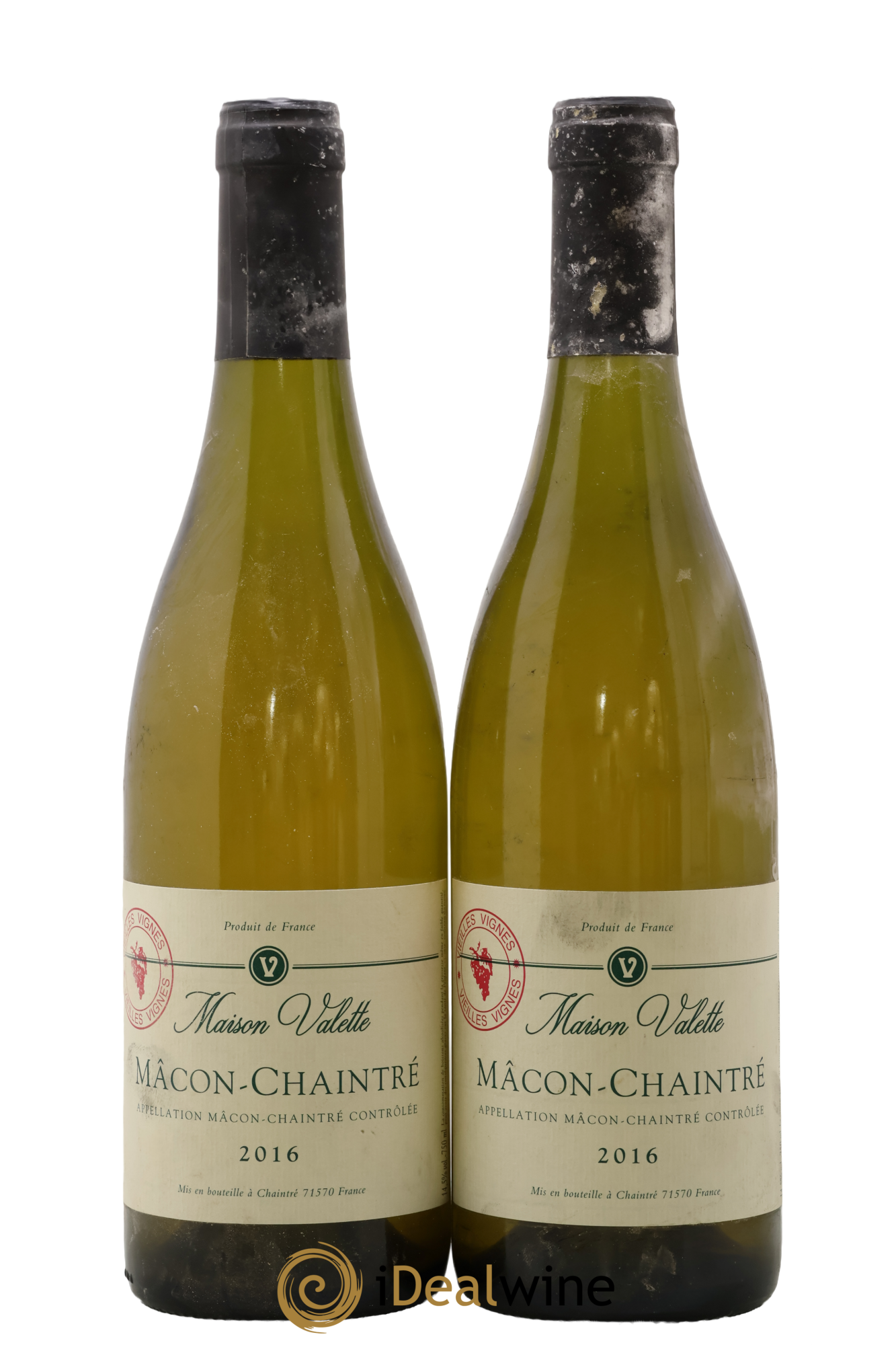 Mâcon Chaintré Vielles Vignes Philippe Valette 2016 - Lote de 2 botellas - 0