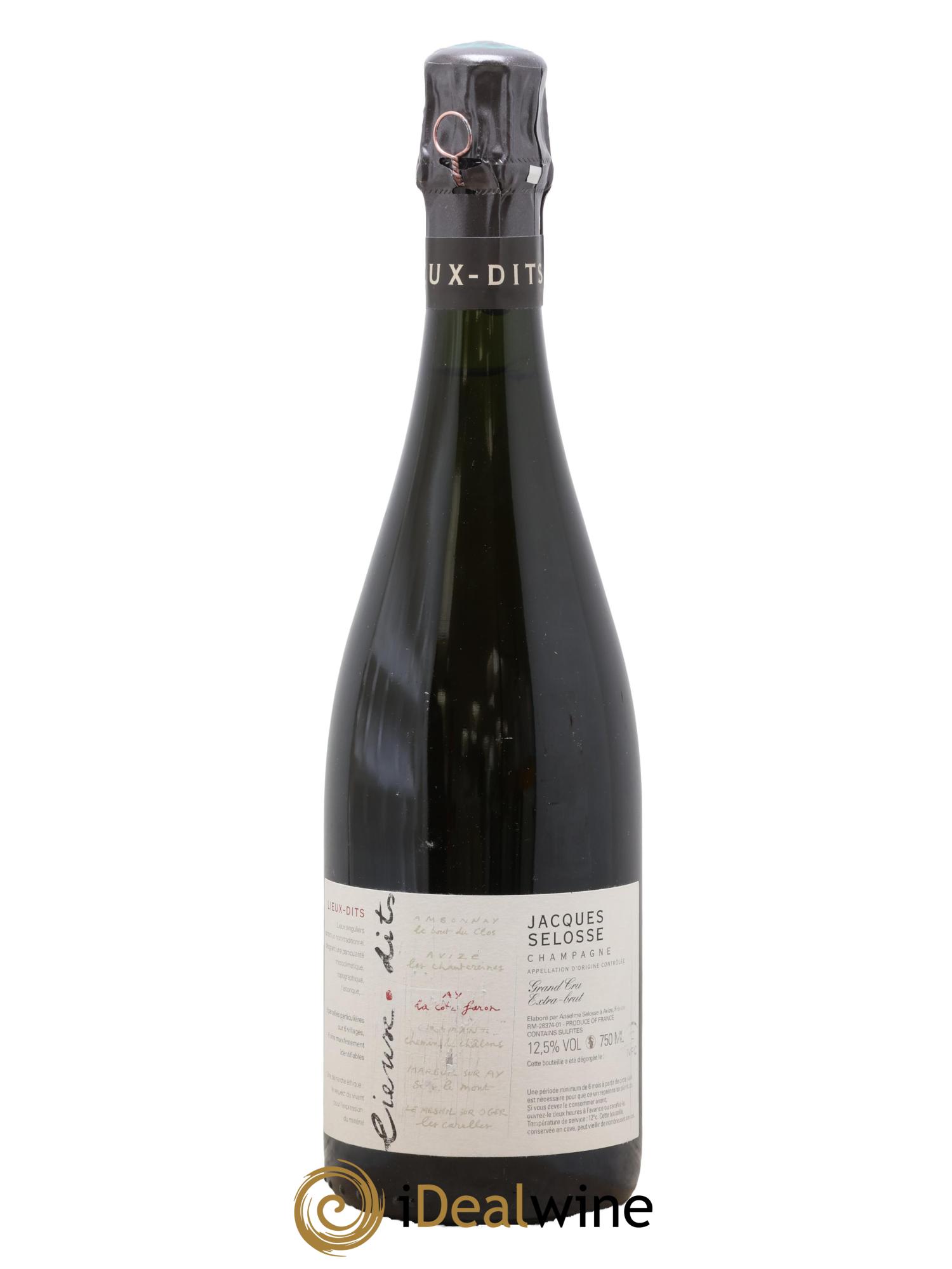 La Côte Faron Blanc de Noirs Grand Cru Extra-Brut Jacques Selosse - Lot de 1 bouteille - 0