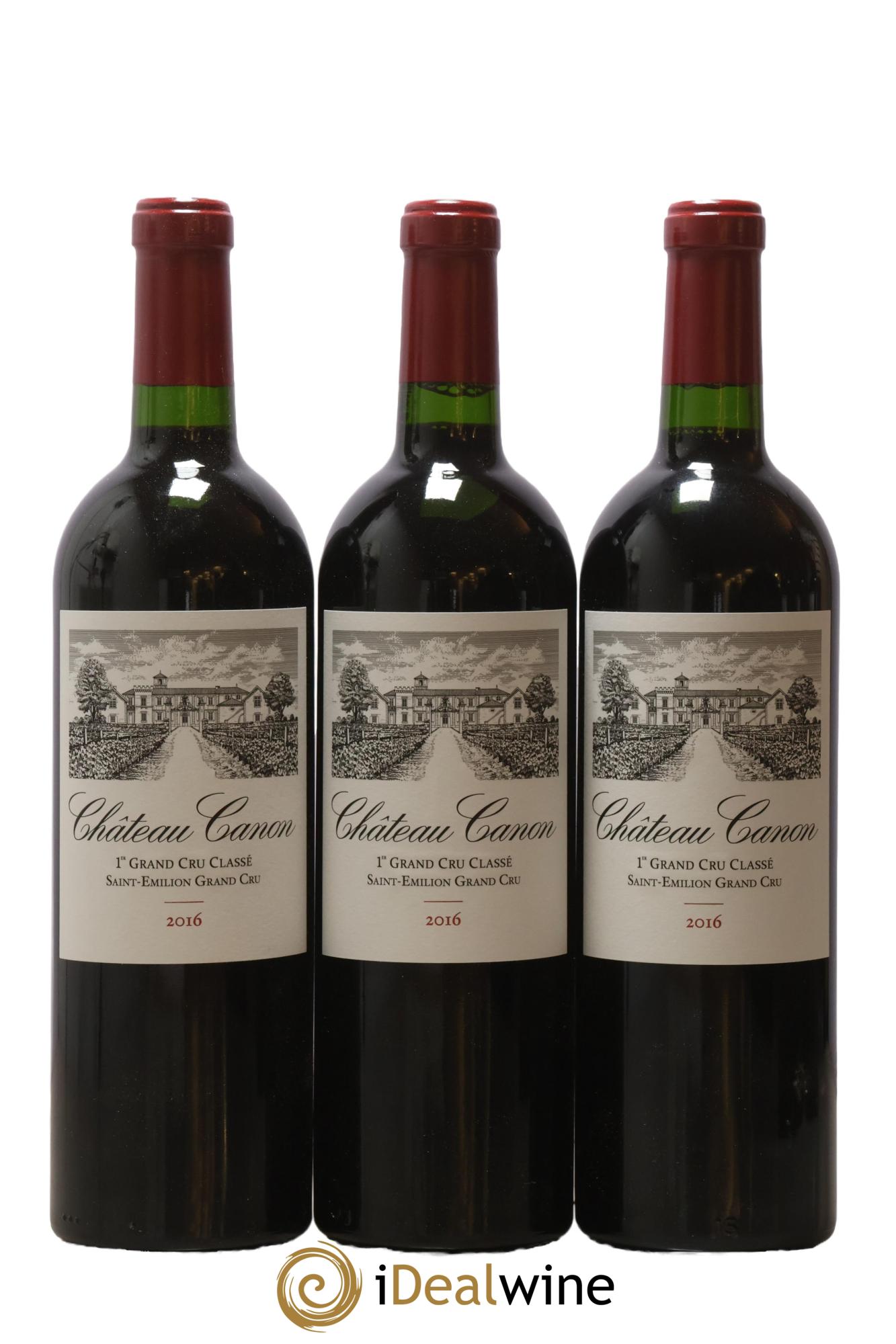 Château Canon 1er Grand Cru Classé B 2016 - Lot de 6 bouteilles - 1
