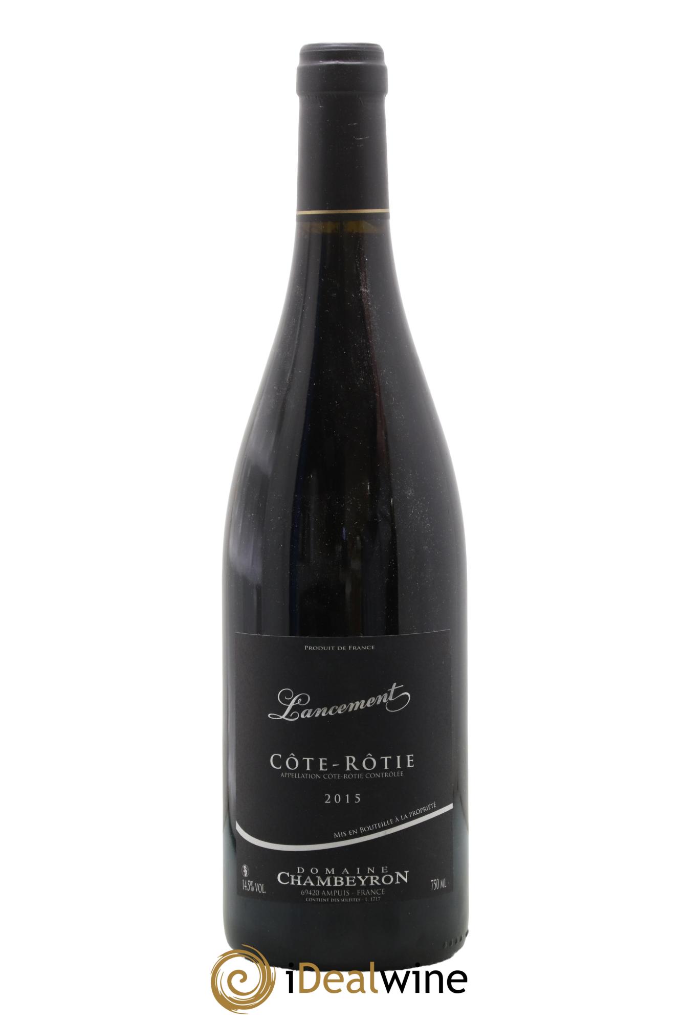 Côte-Rôtie Lancement Chambeyron Manin 2015 - Lot de 1 bouteille - 0
