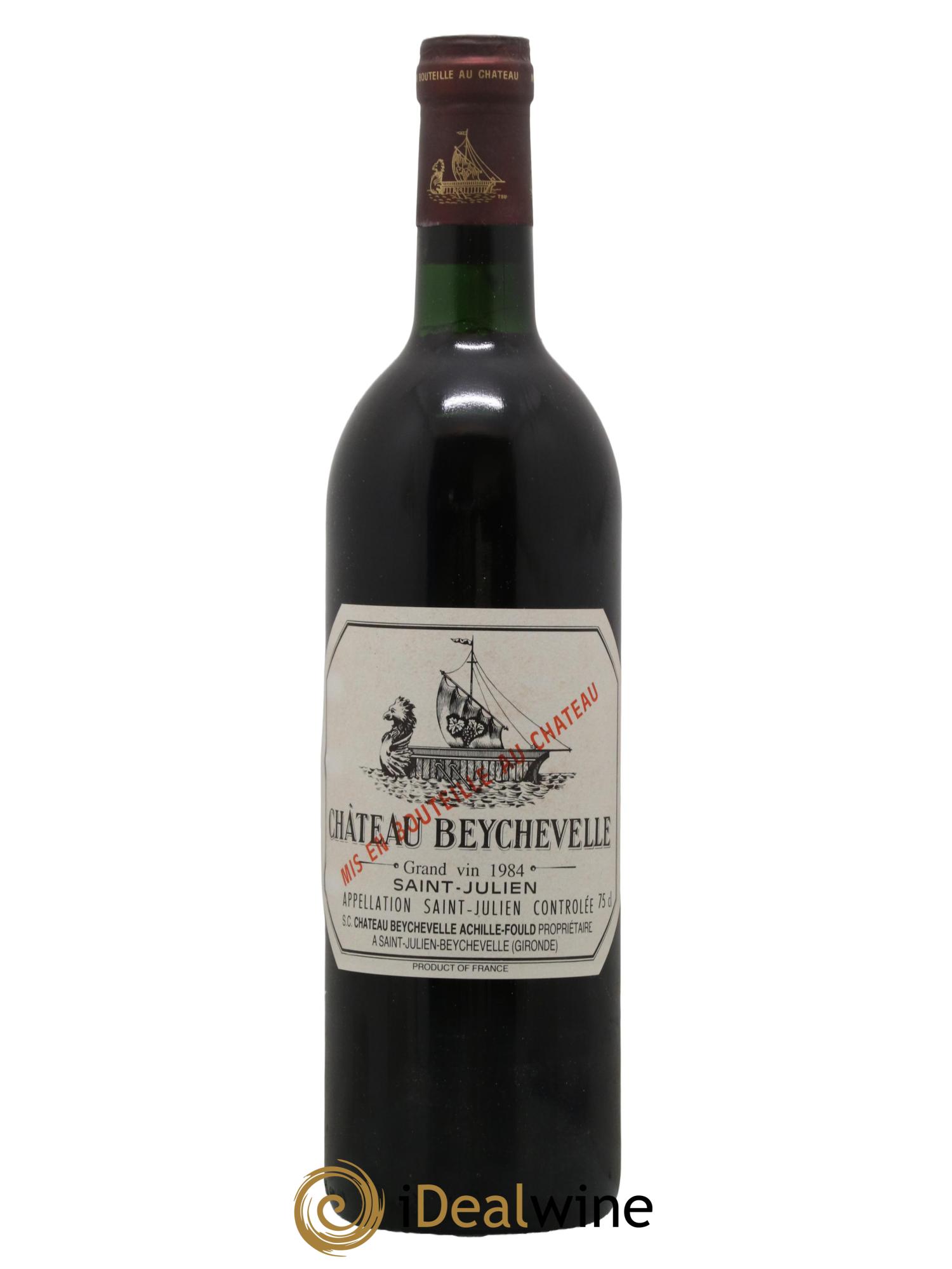 Château Beychevelle 4ème Grand Cru Classé 1984 - Lot de 1 bouteille - 0