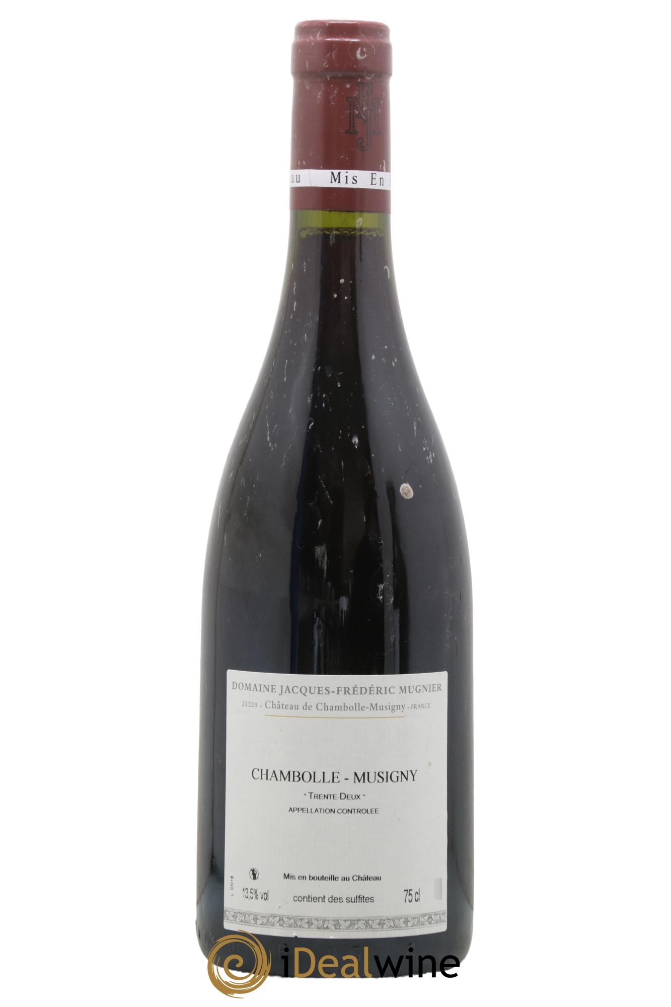 Chambolle-Musigny Trente deux Jacques-Frédéric Mugnier 2016 - Lot de 1 bouteille - 1