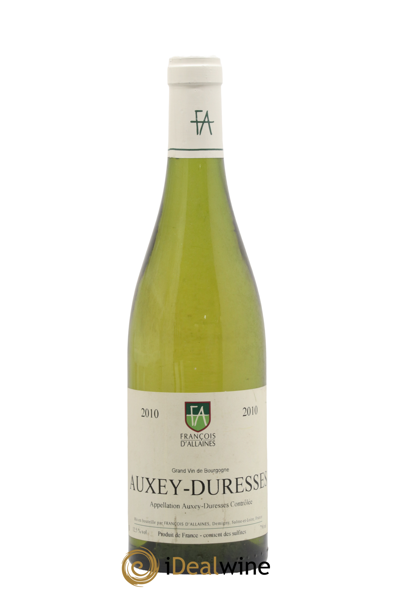 Auxey-Duresses François D'Allaines 2010 - Lot de 1 bouteille - 0