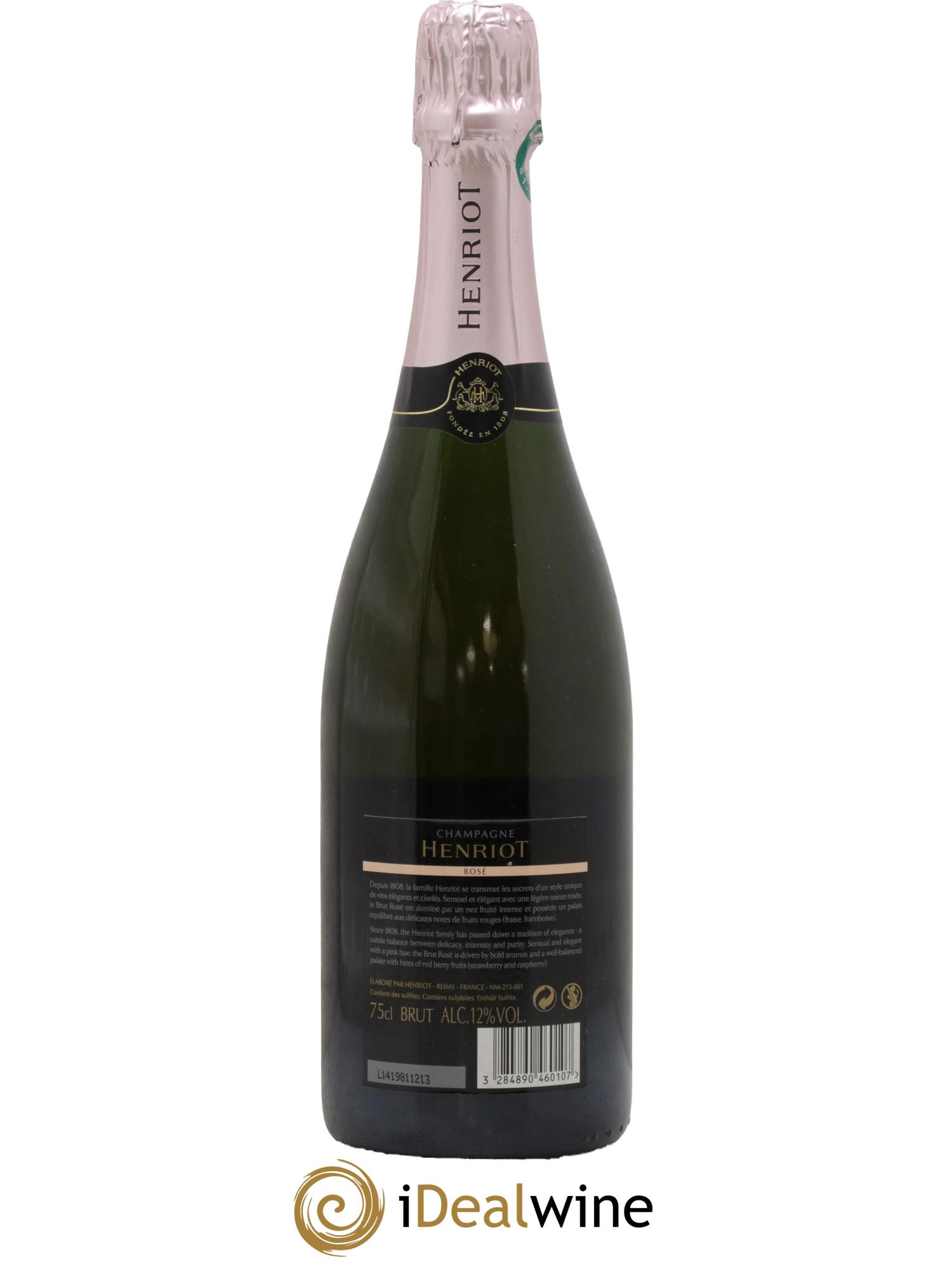 Rosé Brut Henriot - Lot de 1 bouteille - 1