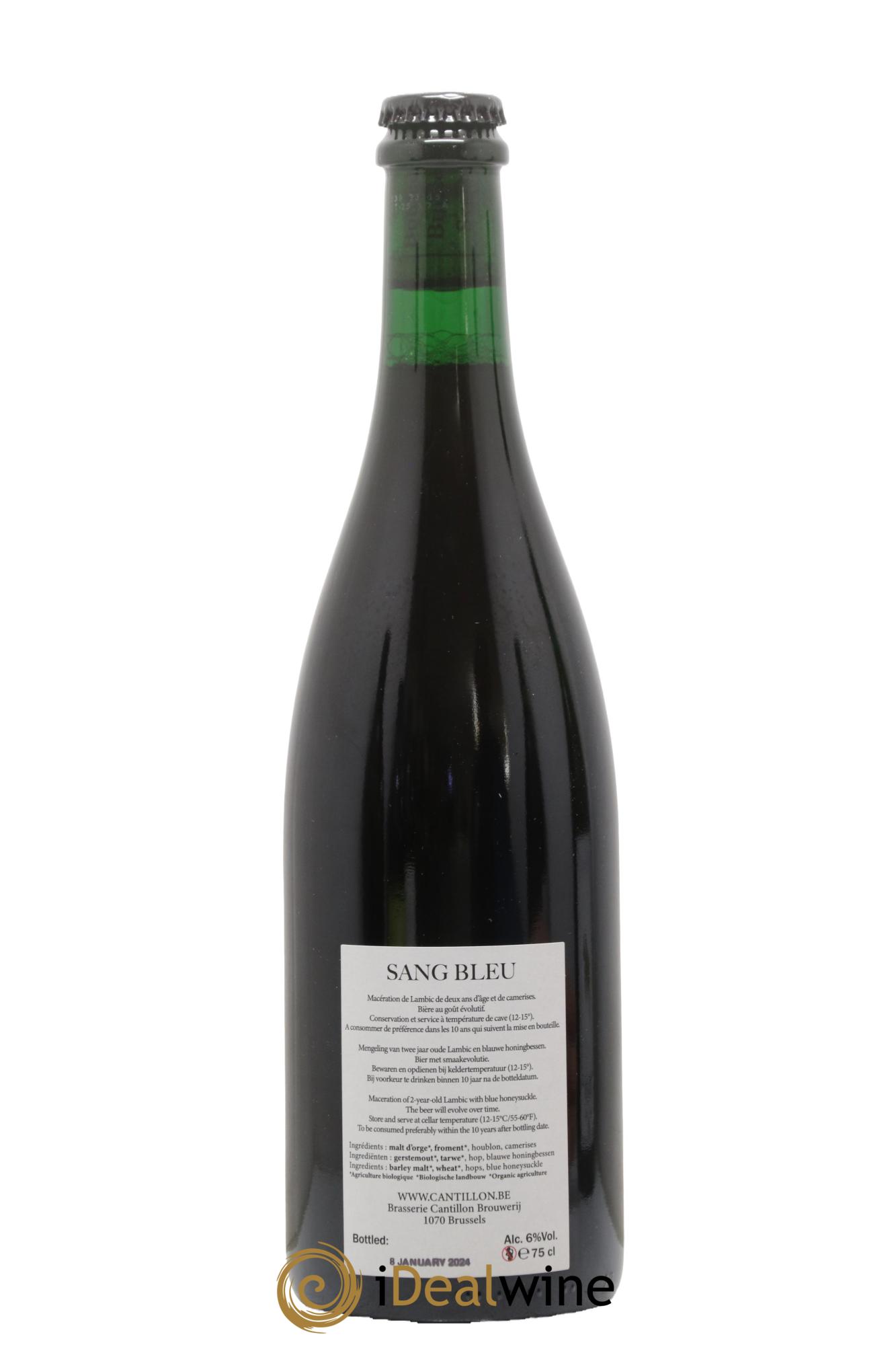 Bière Sang Bleu Gueuze Cantillon (bottled 2024) - Posten von 1 Flasche - 1