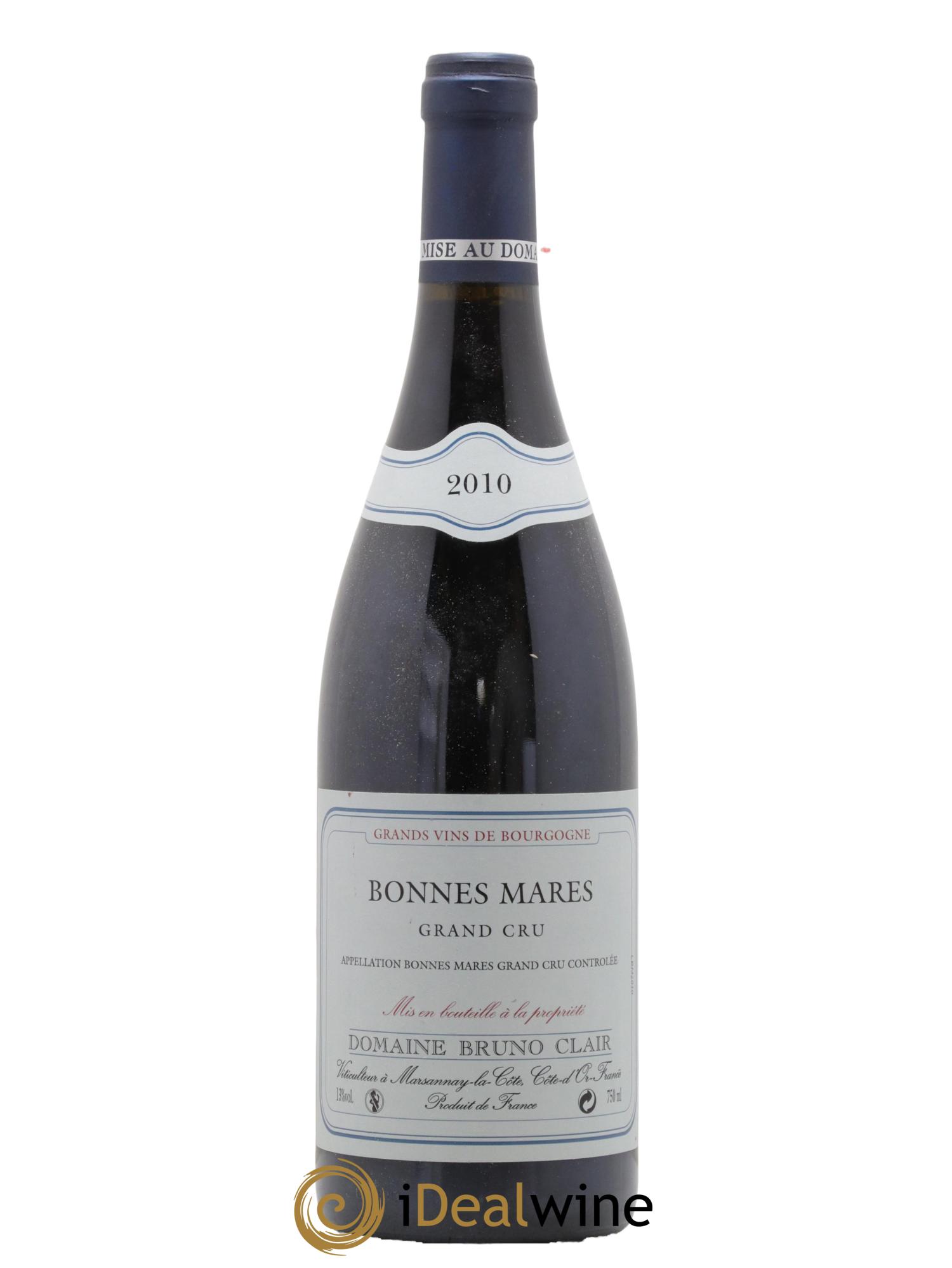 Bonnes-Mares Grand Cru Bruno Clair (Domaine) 2010 - Lot de 1 bouteille - 0
