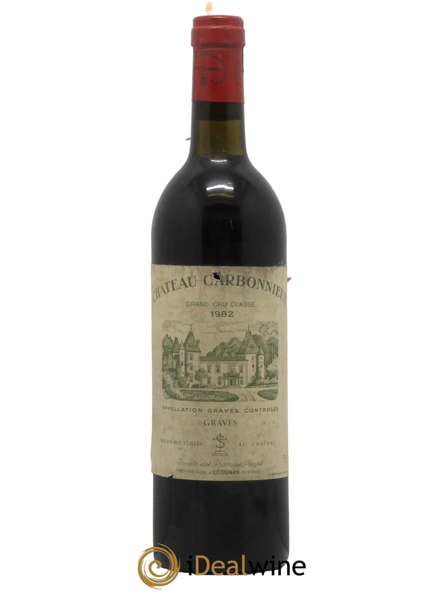 Château Carbonnieux Cru Classé de Graves 1982 - Lot de 1 bouteille - 0