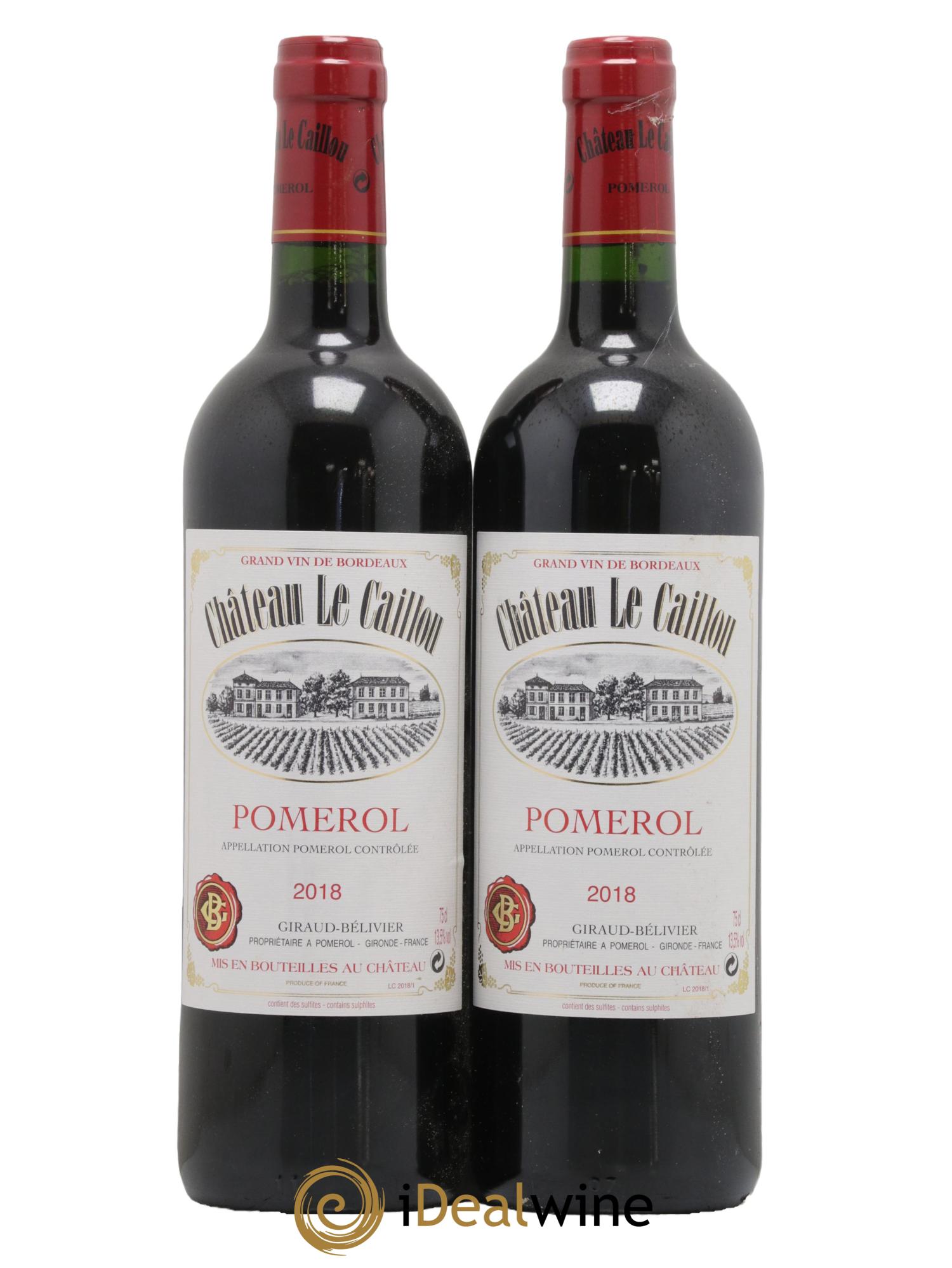 Château le Caillou 2018 - Lot de 2 bouteilles - 0