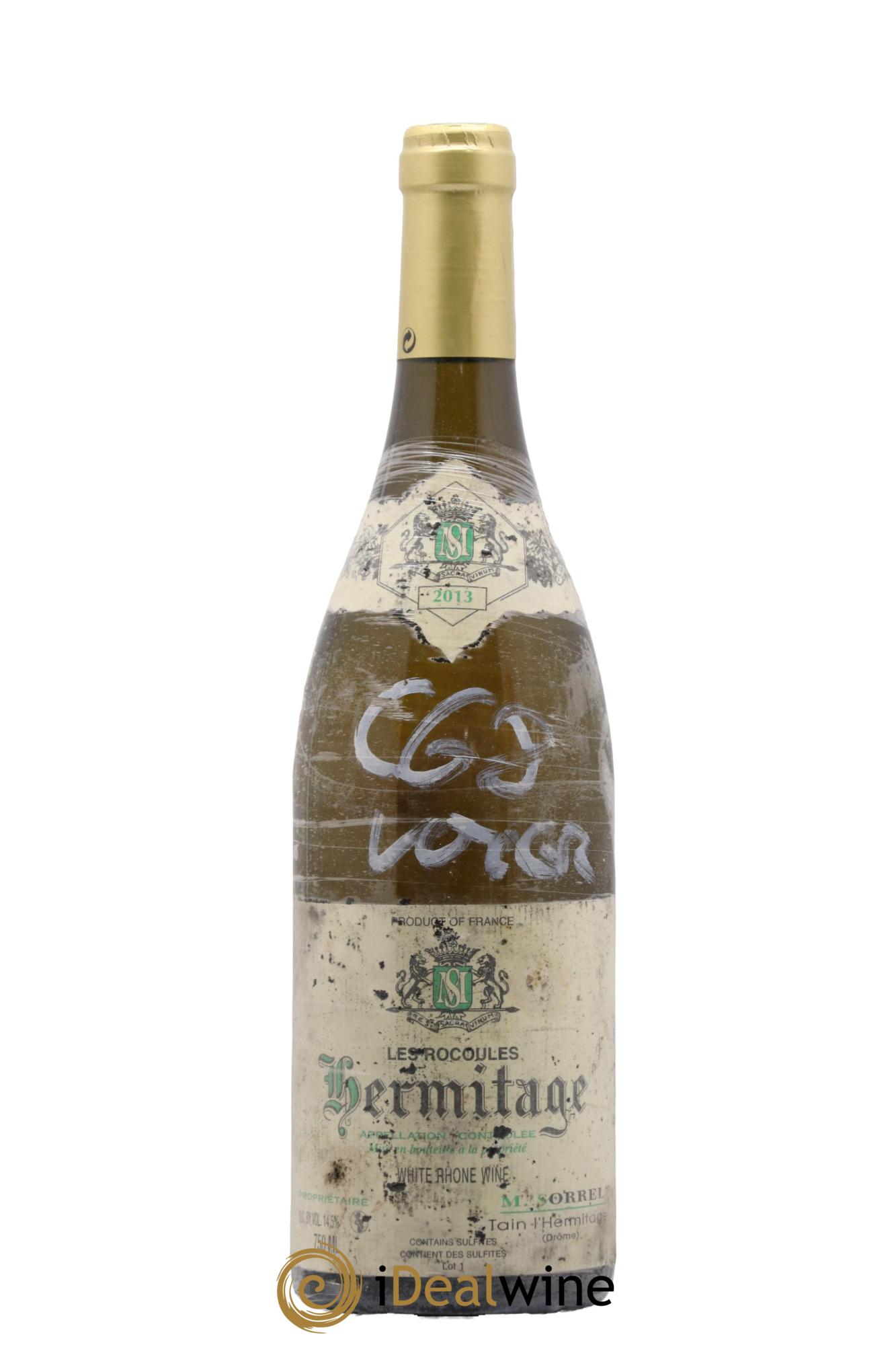 Hermitage Les Rocoules Marc Sorrel 2013 - Lot de 1 bouteille - 0