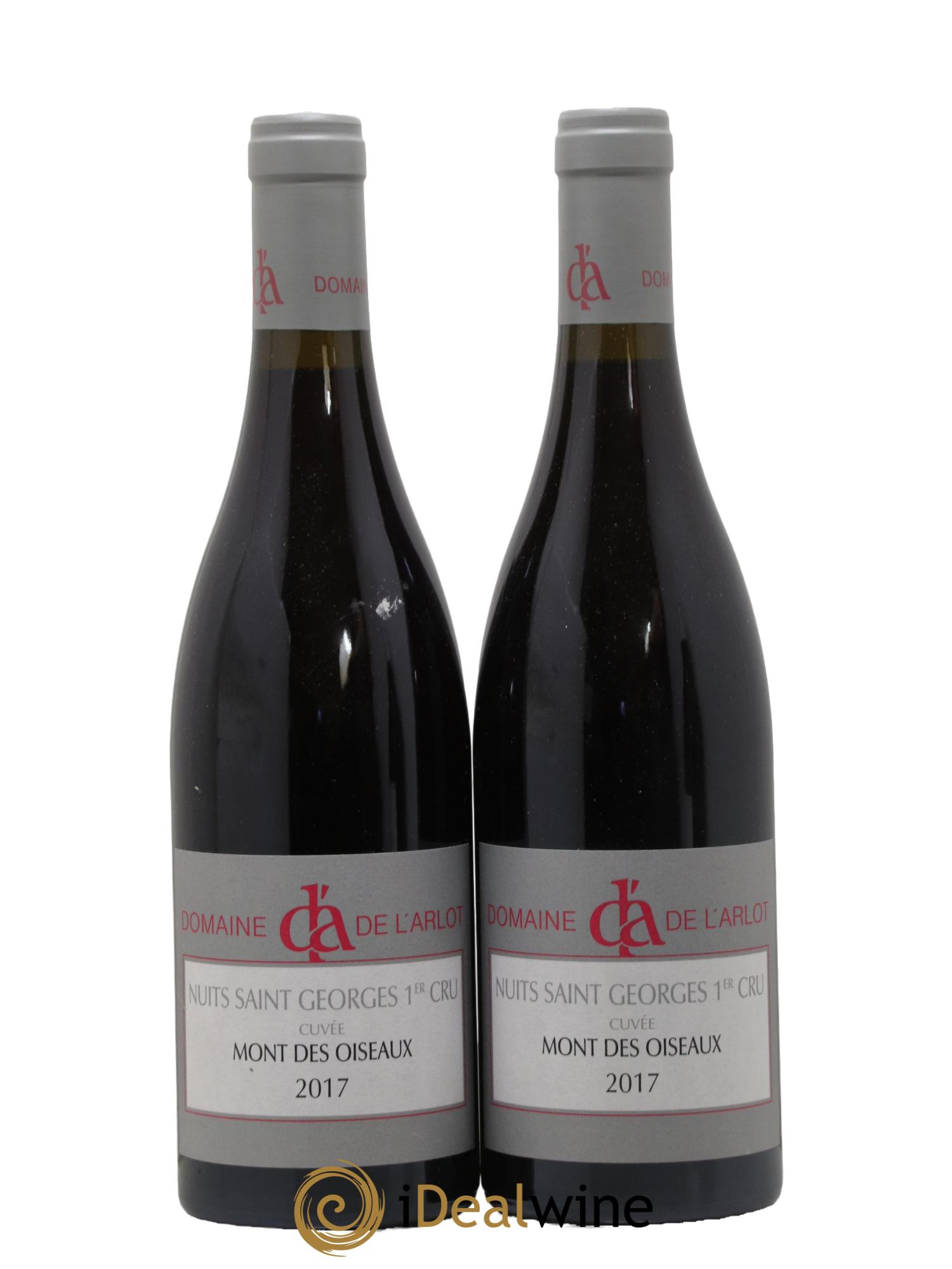 Nuits-Saint-Georges 1er Cru Mont des Oiseaux Domaine de l'Arlot 2017 - Lot de 2 bouteilles - 0