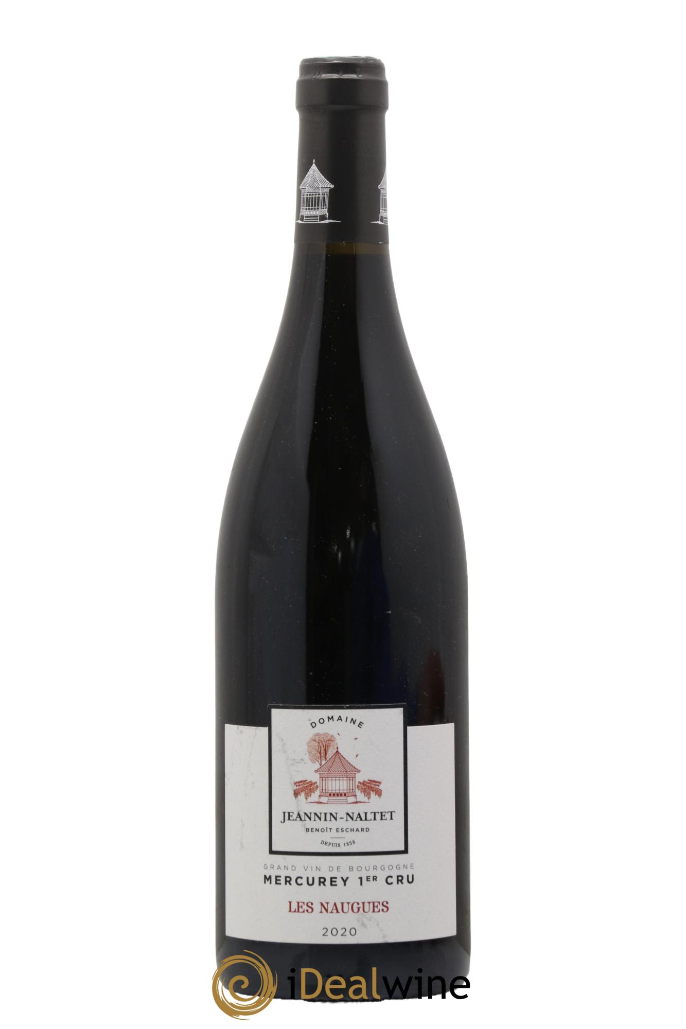 Mercurey 1er Cru Les naugues Jeannin-Naldet 2020 - Lot de 1 bouteille - 0