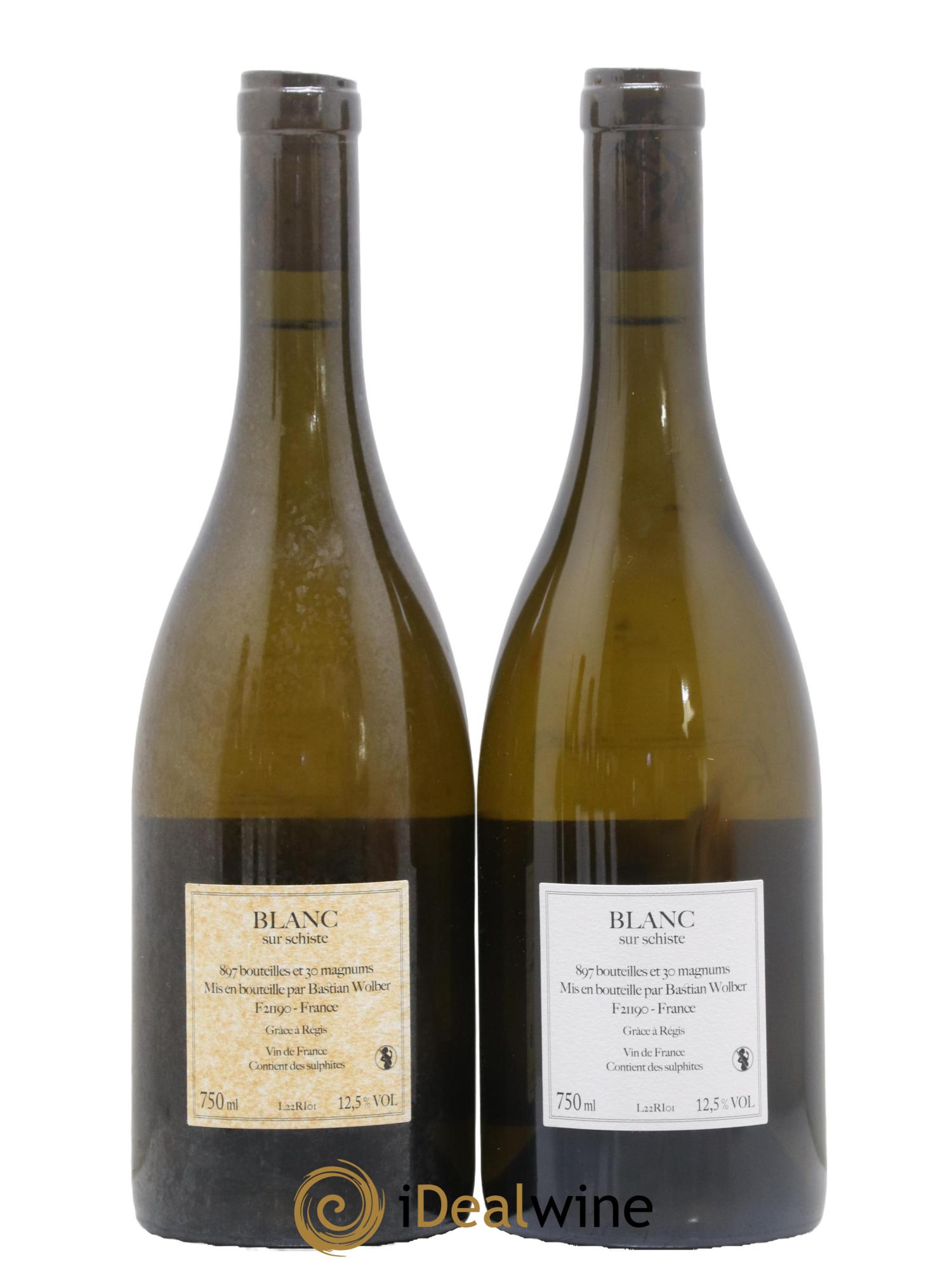 Vin de France Laisse Tomber Riesling Bastian Wolber 2022 - Posten von 2 Flaschen - 1