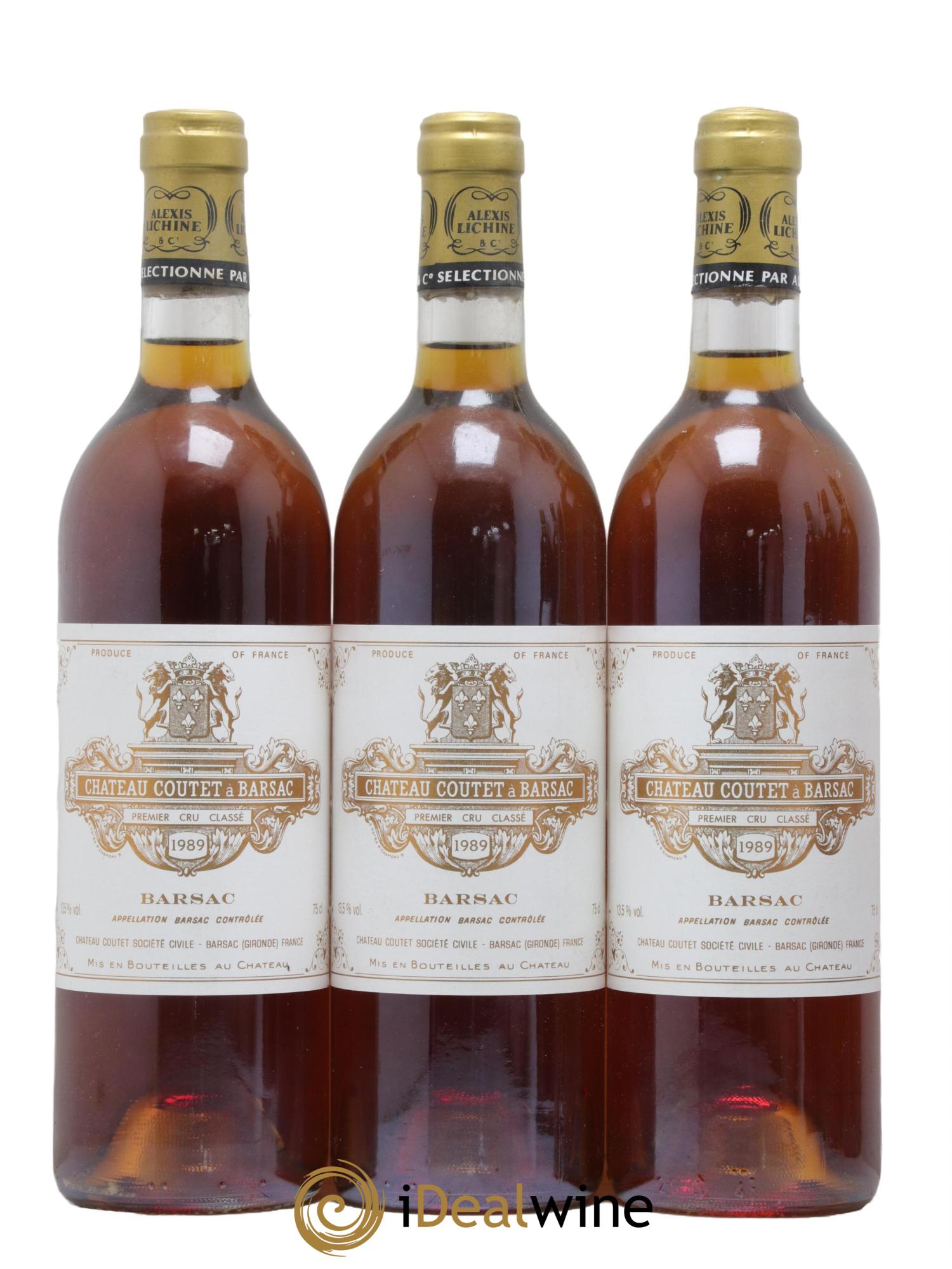 Château Coutet 1er Grand Cru Classé  1989 - Lotto di 12 bottiglie - 3