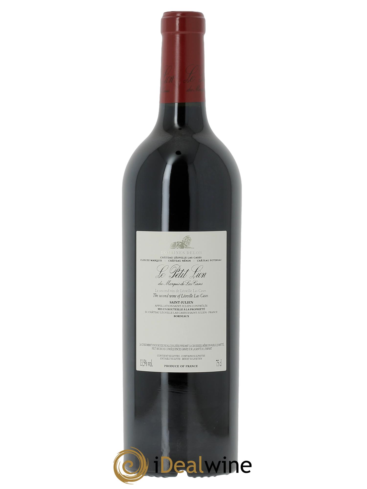 Le Petit Lion du Marquis de Las Cases Second Vin (CBO à partir de 6 bts) 2023 - Lot de 1 bouteille - 1