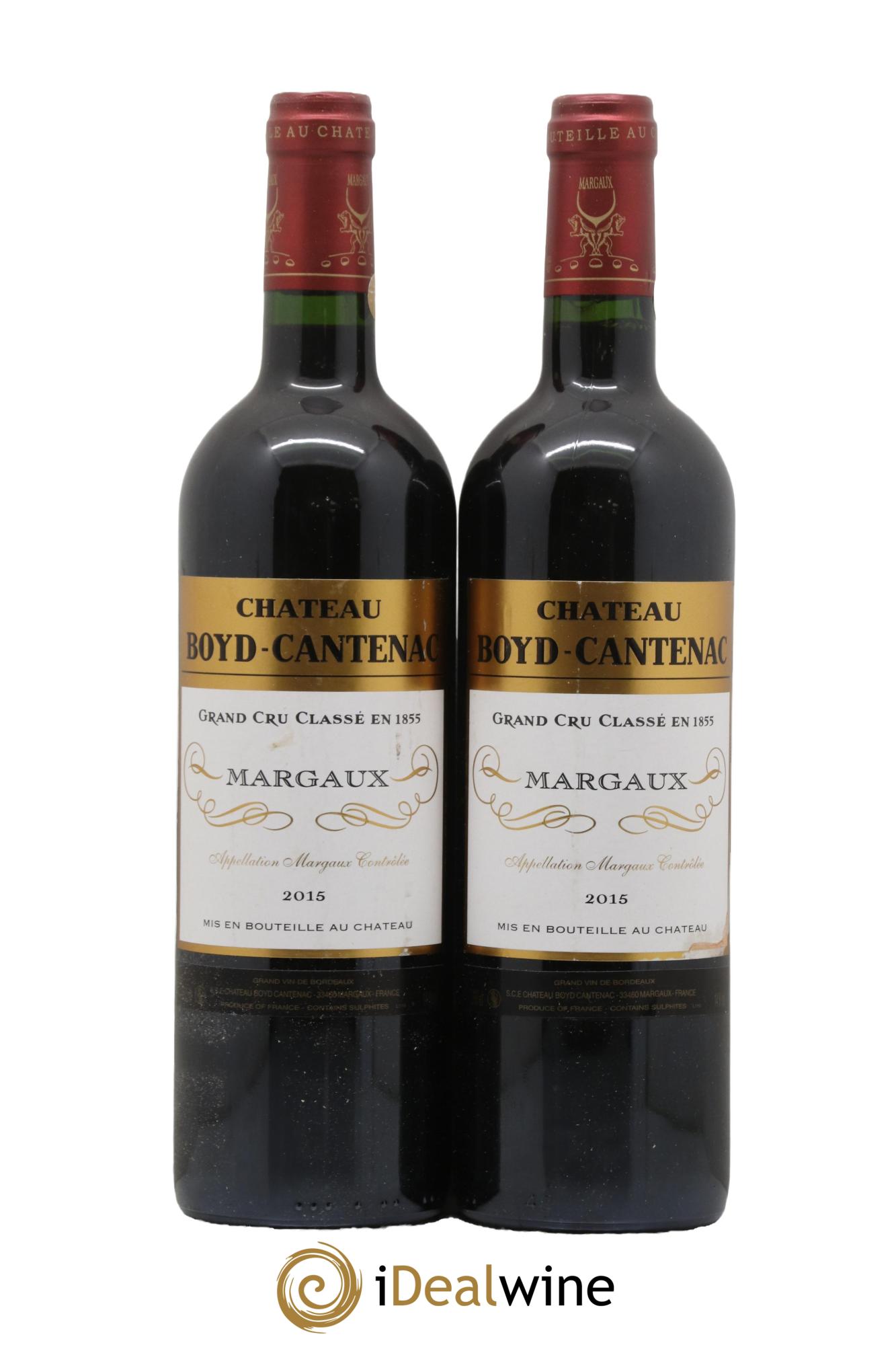 Château Boyd Cantenac 3ème Grand Cru Classé 2015 - Lot de 2 bouteilles - 0