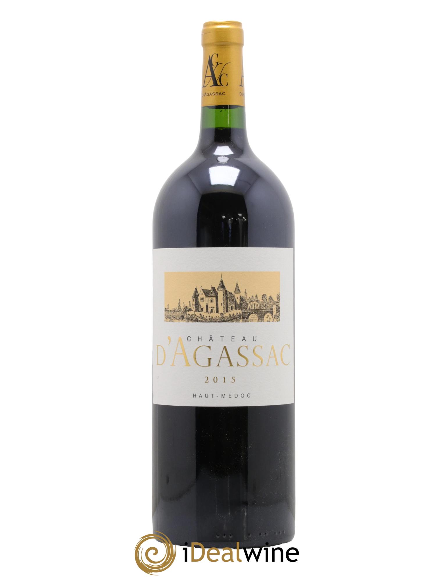 Château d' Agassac Cru Bourgeois 2015 - Lot de 1 magnum - 0