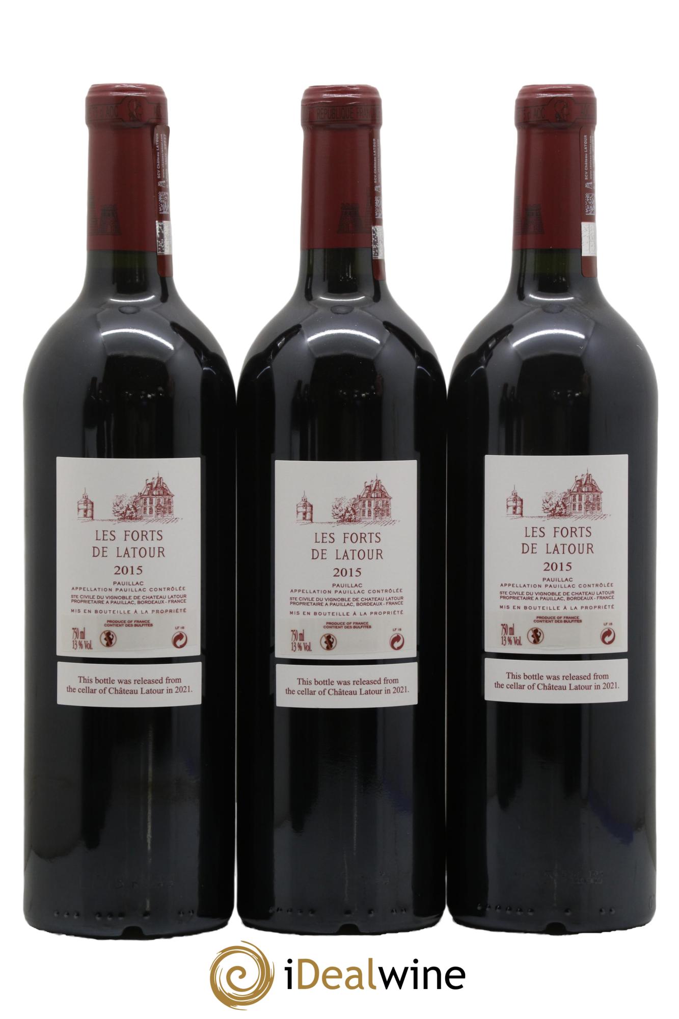 Les Forts de Latour Second Vin 2015 - Posten von 6 Flaschen - 2