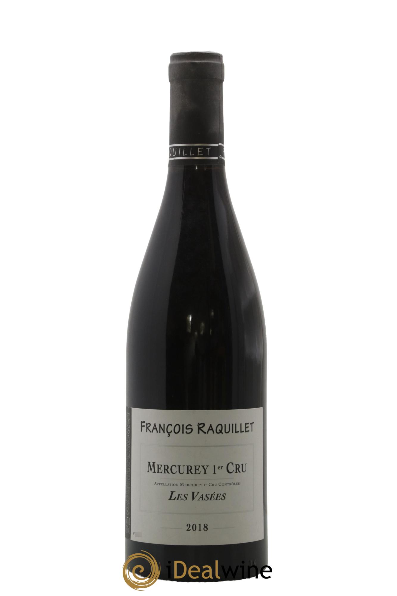 Mercurey 1er Cru Les Vasées François Raquillet 2018 - Lot de 1 bouteille - 0