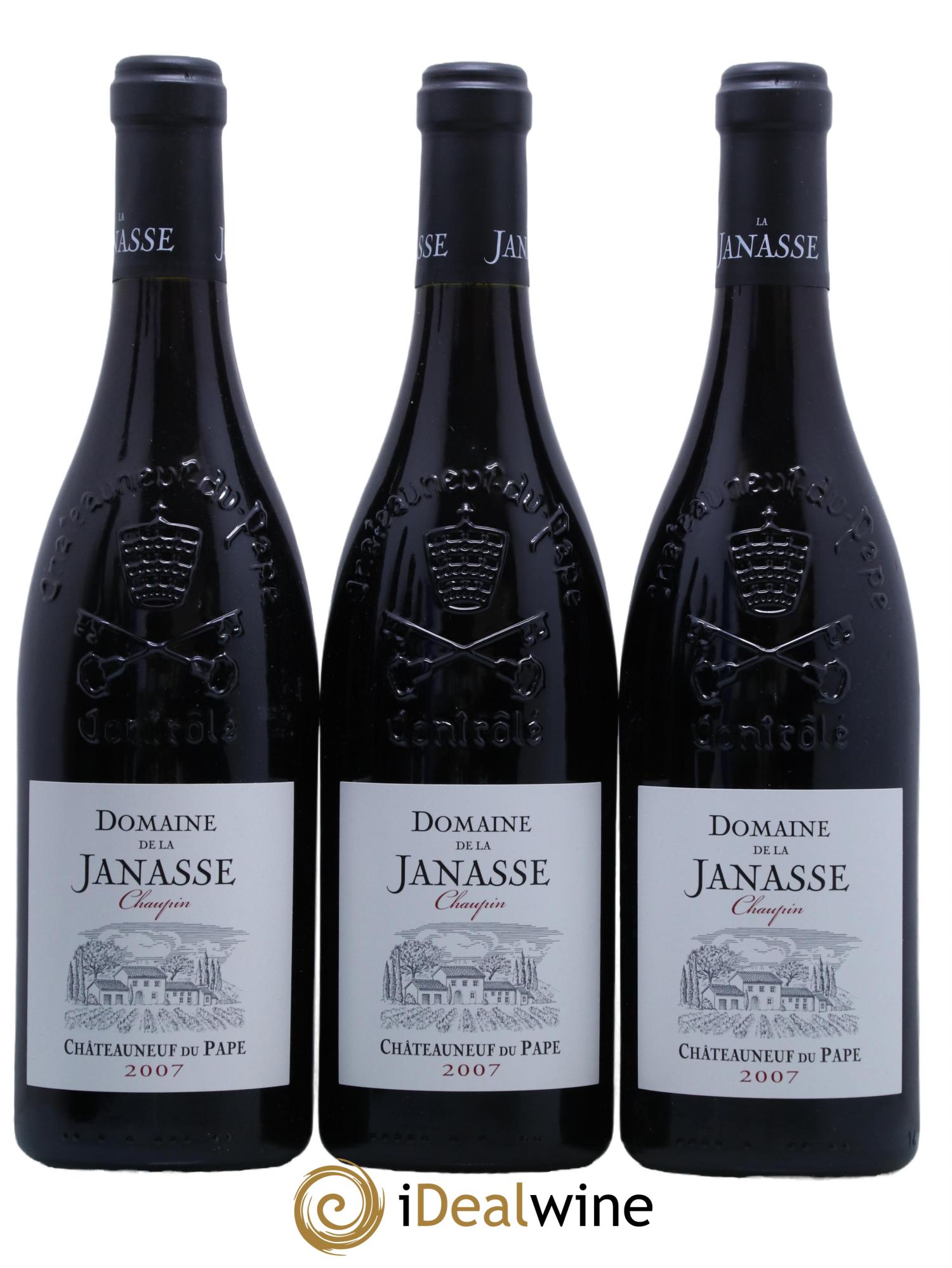 Châteauneuf-du-Pape Cuvée Chaupin La Janasse (Domaine de) 2007 - Lot de 12 bouteilles - 3
