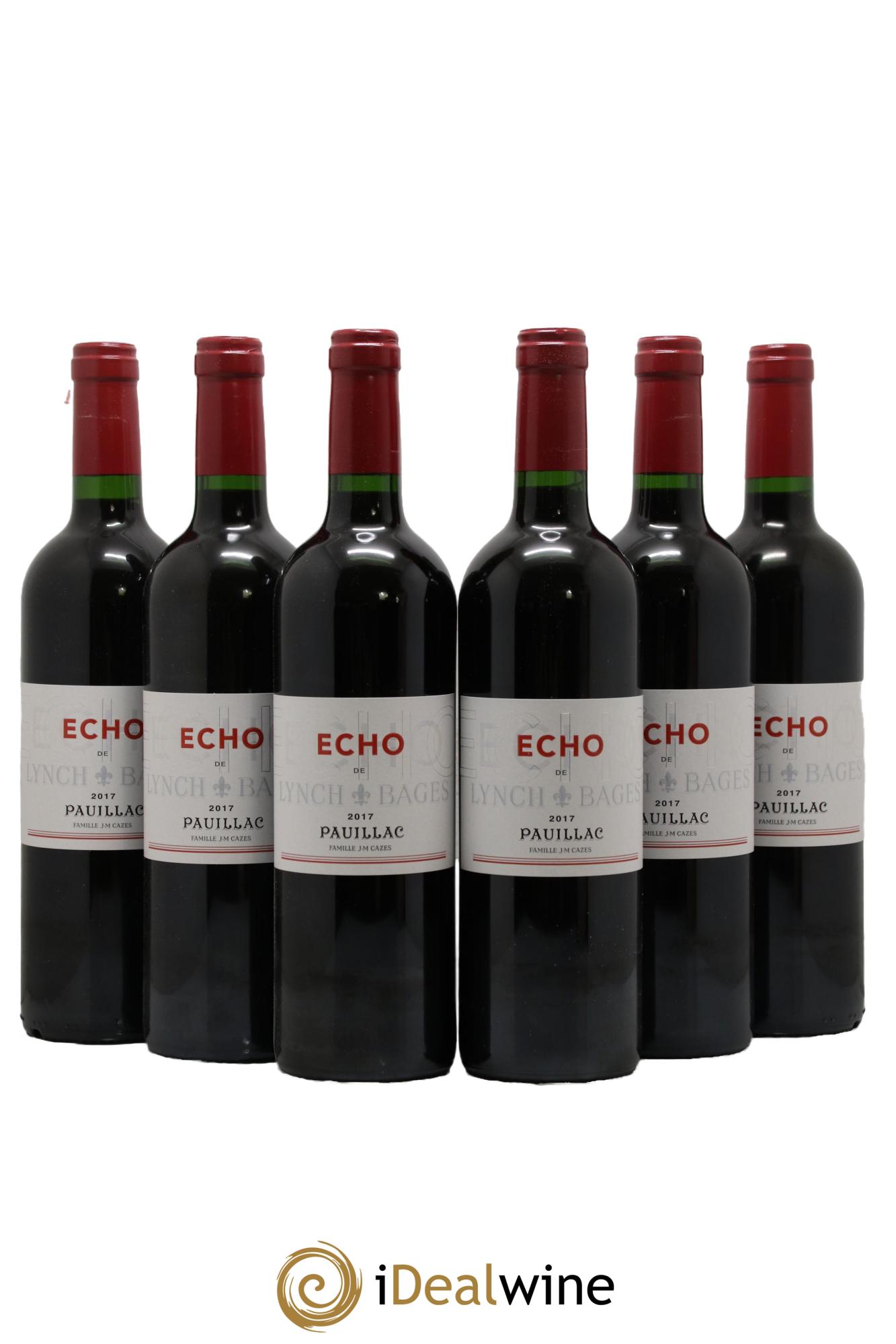 Echo de Lynch Bages Second Vin  2017 - Lot of 6 bottles - 0