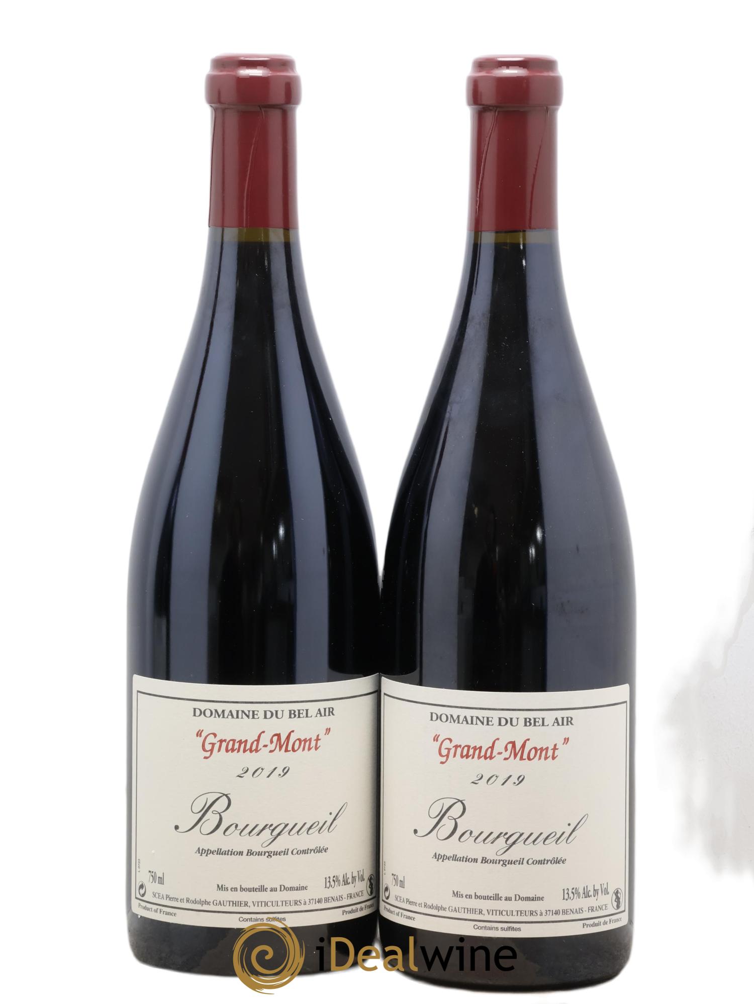 Bourgueil Grand Mont Domaine du Bel Air 2019 - Lot of 2 bottles - 0