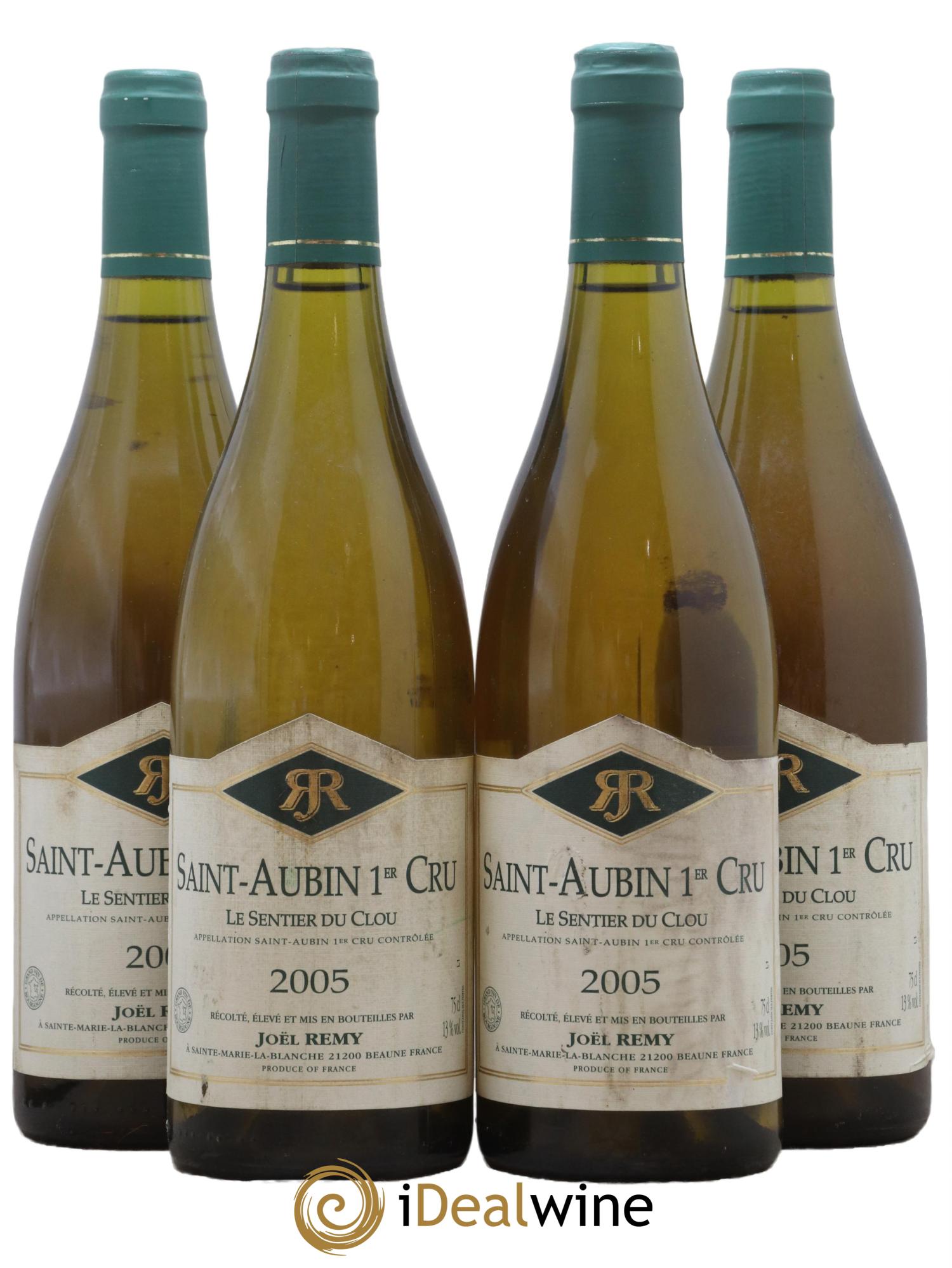 Saint-Aubin 1er Cru Les Sentiers du Clou Domaine Joel Remy 2005 - Lot of 4 bottles - 0