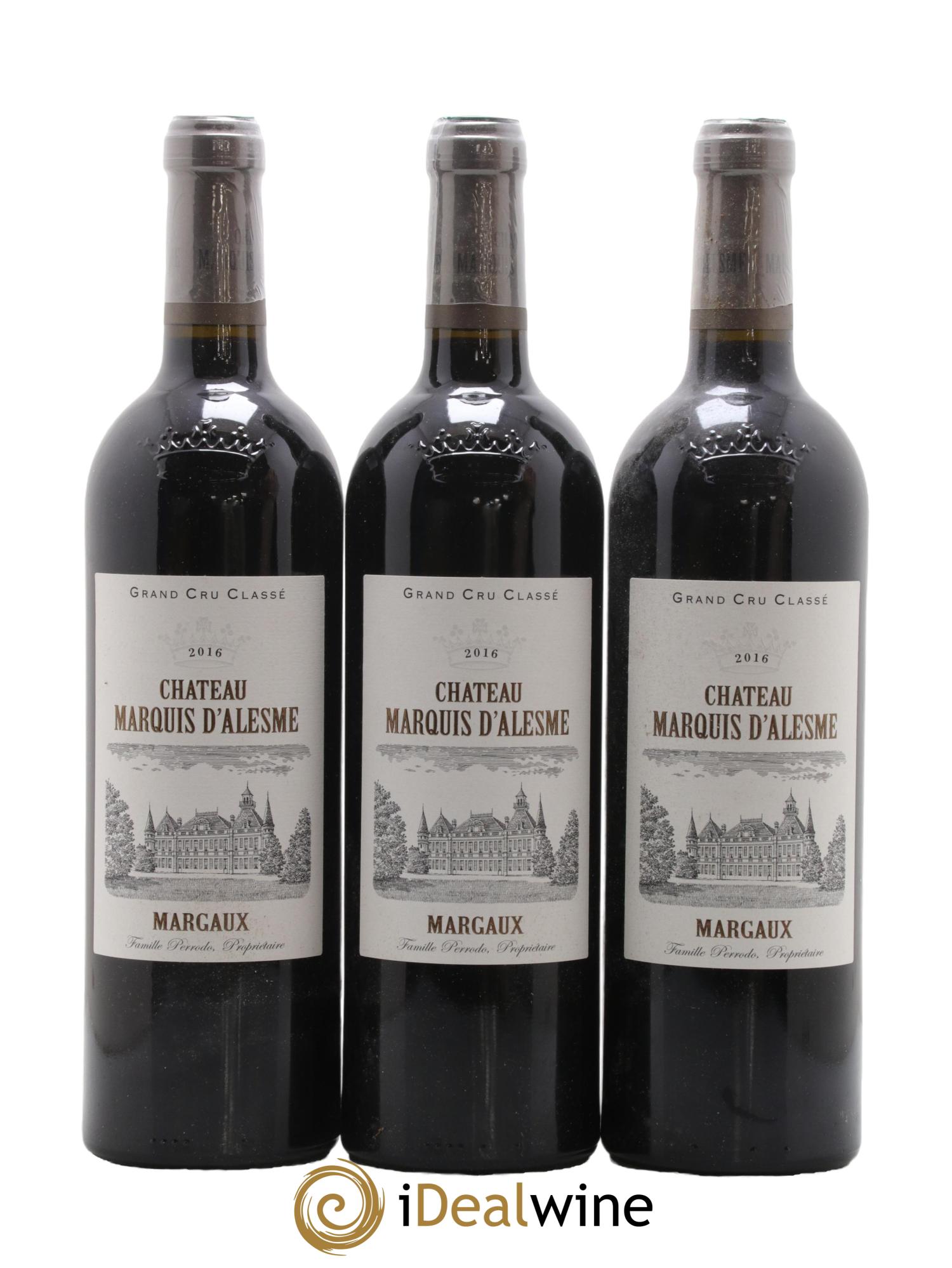 Château Marquis d'Alesme Becker 3ème Grand Cru Classé 2016 - Lot de 6 bouteilles - 2