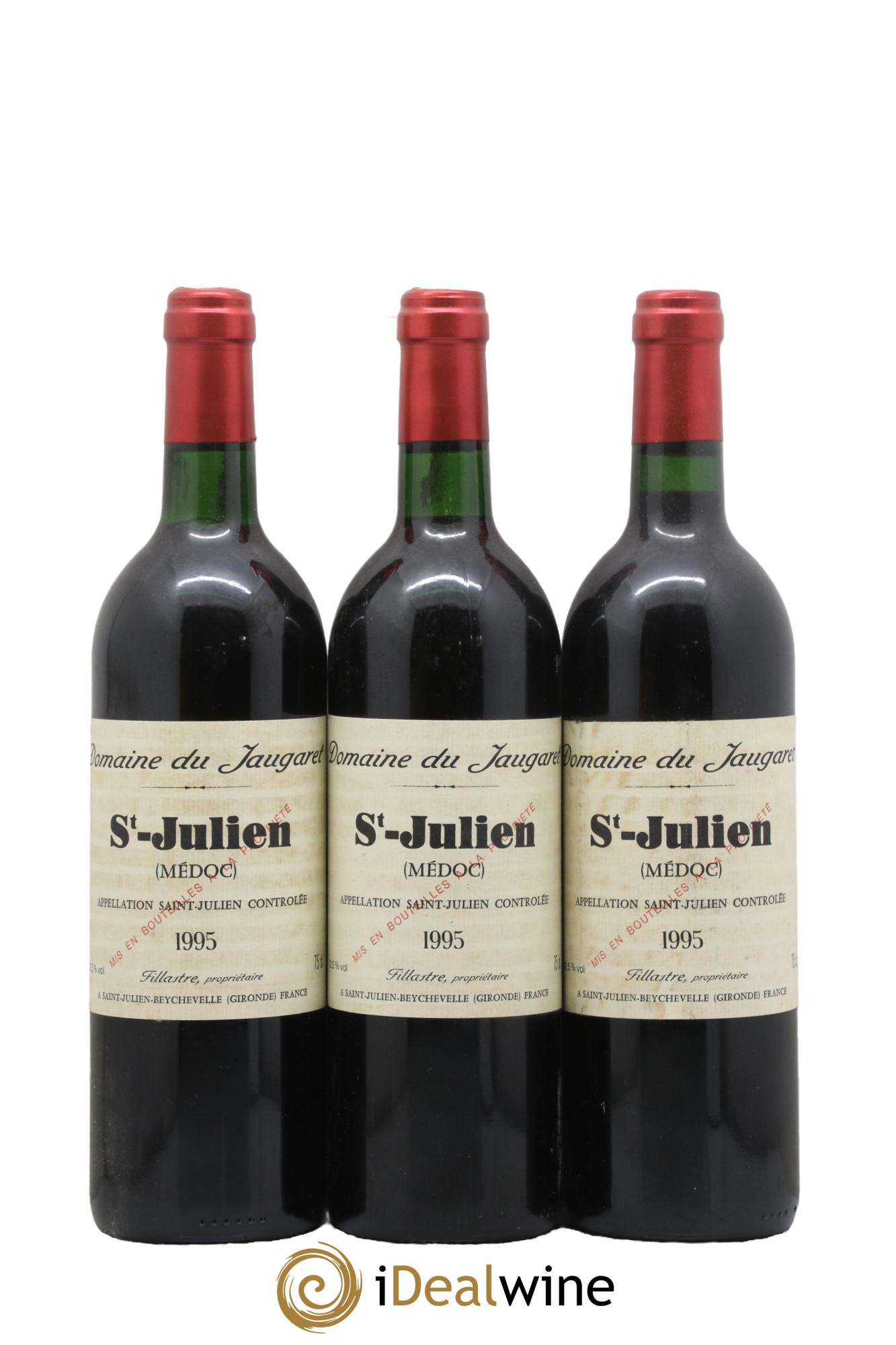Domaine du Jaugaret 1995 - Lot de 3 bouteilles - 0