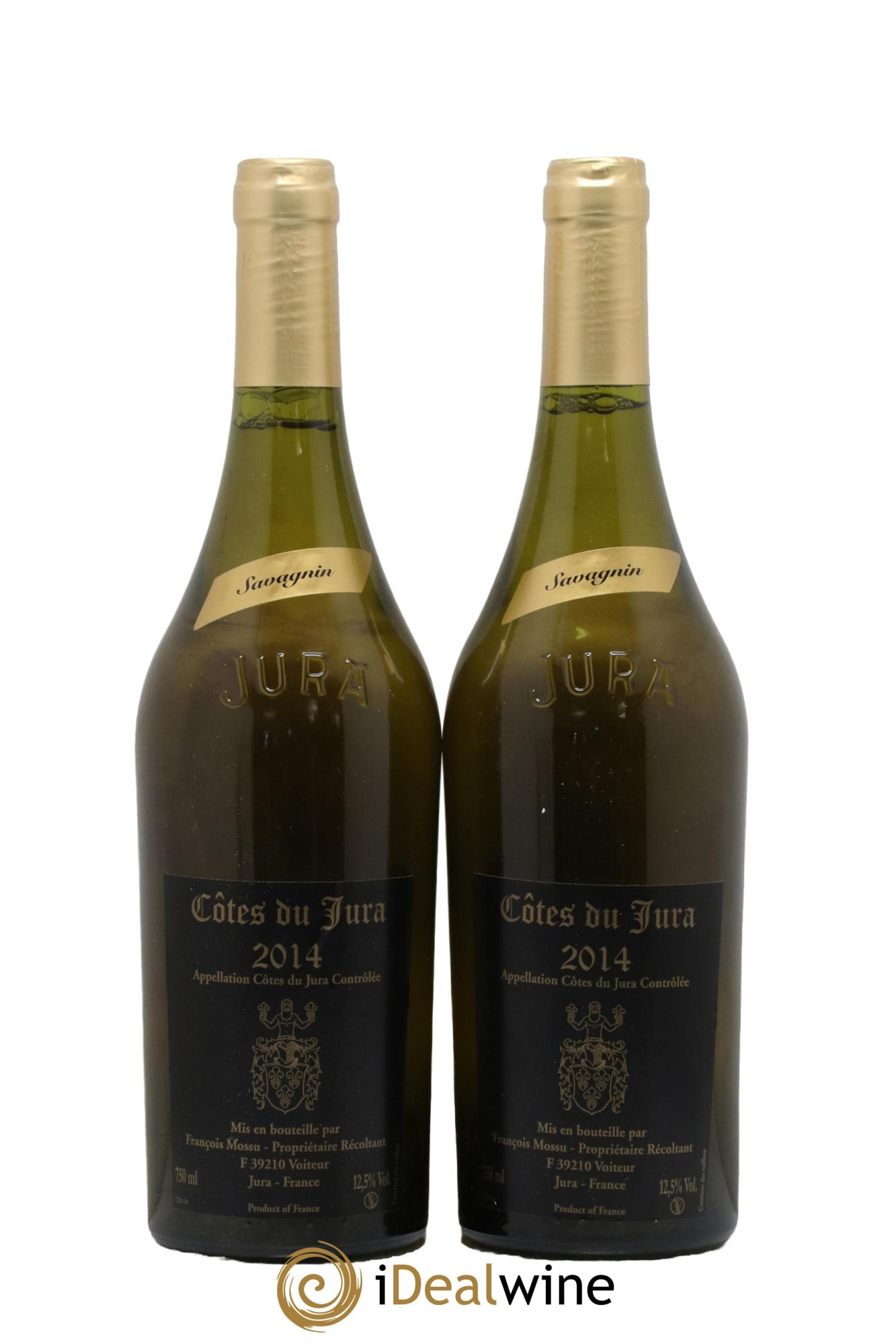 Côtes du Jura Savagnin Mossu 2014 - Posten von 2 Flaschen - 0