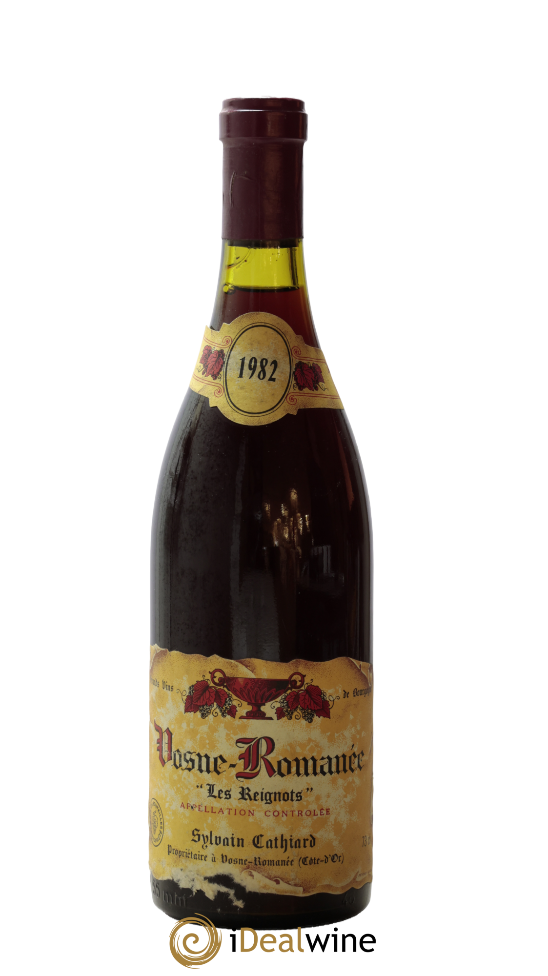 Vosne-Romanée 1er Cru Aux Reignots Sylvain Cathiard & Fils 1982 - Lot of 1 bottle - 0