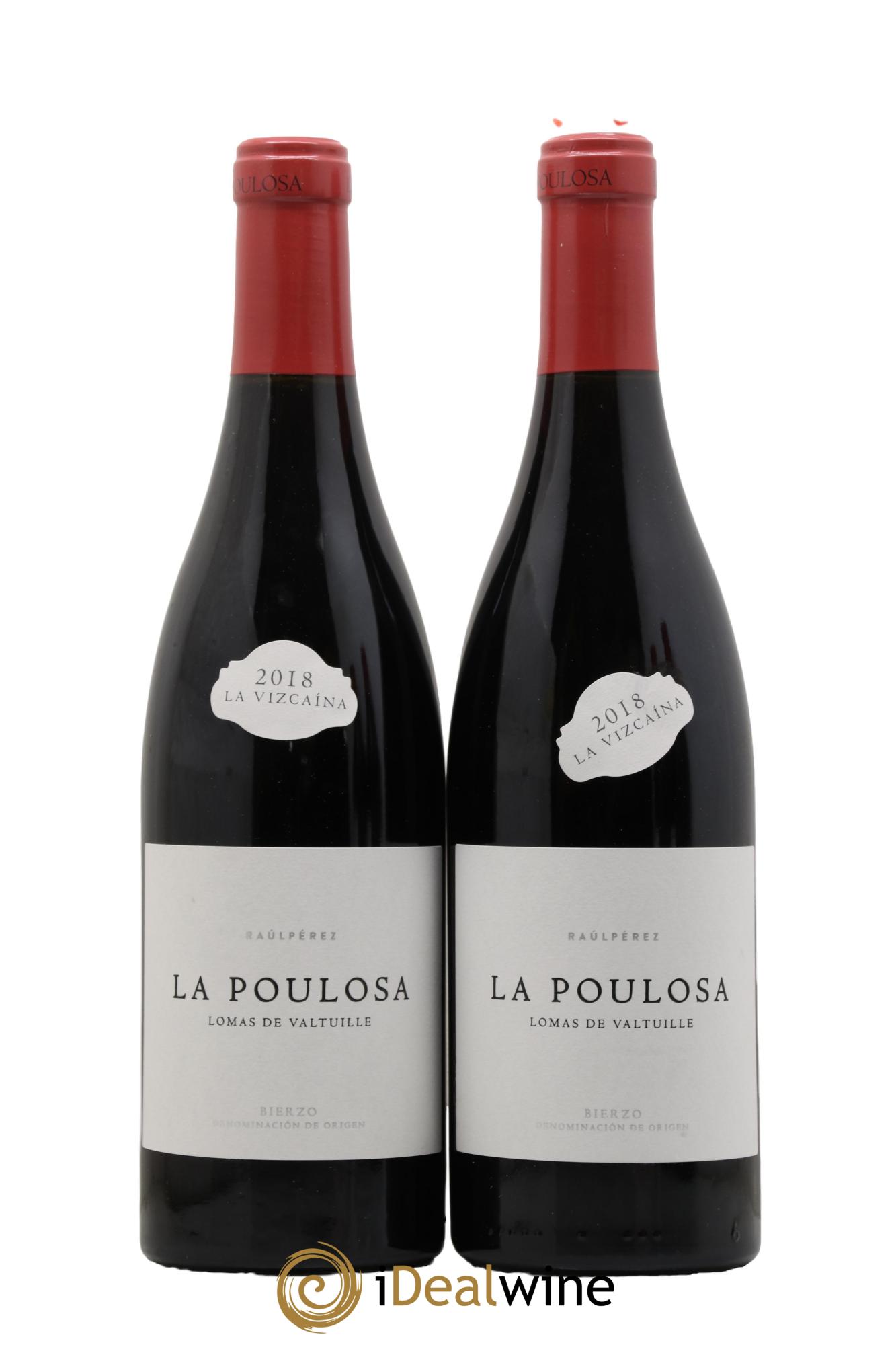 Bierzo DO Lomas De Valtuille La Poulosa Raul Perez 2018 - Lot de 2 bouteilles - 0