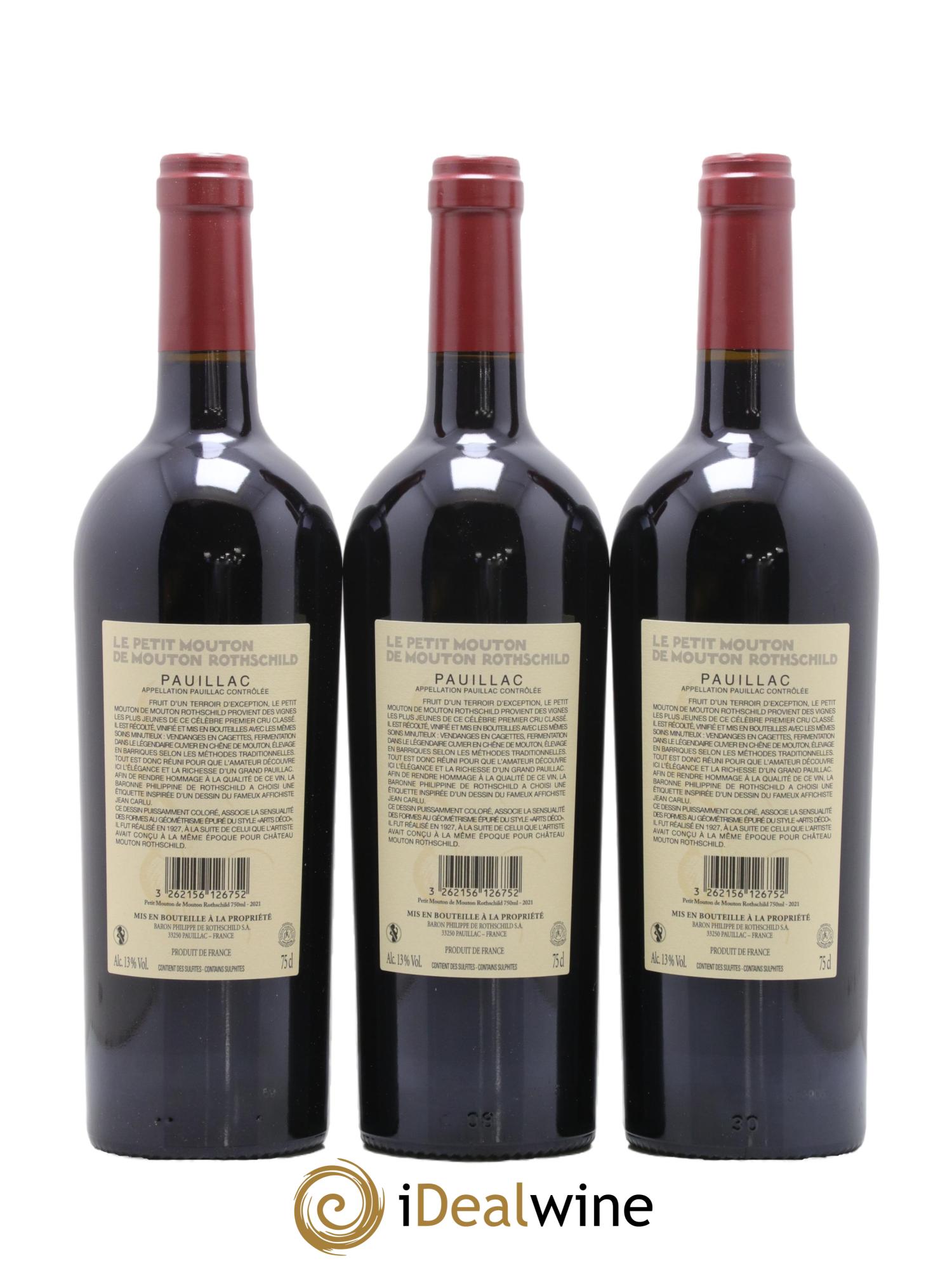 Petit Mouton Second Vin 2021 - Lot de 6 bouteilles - 2