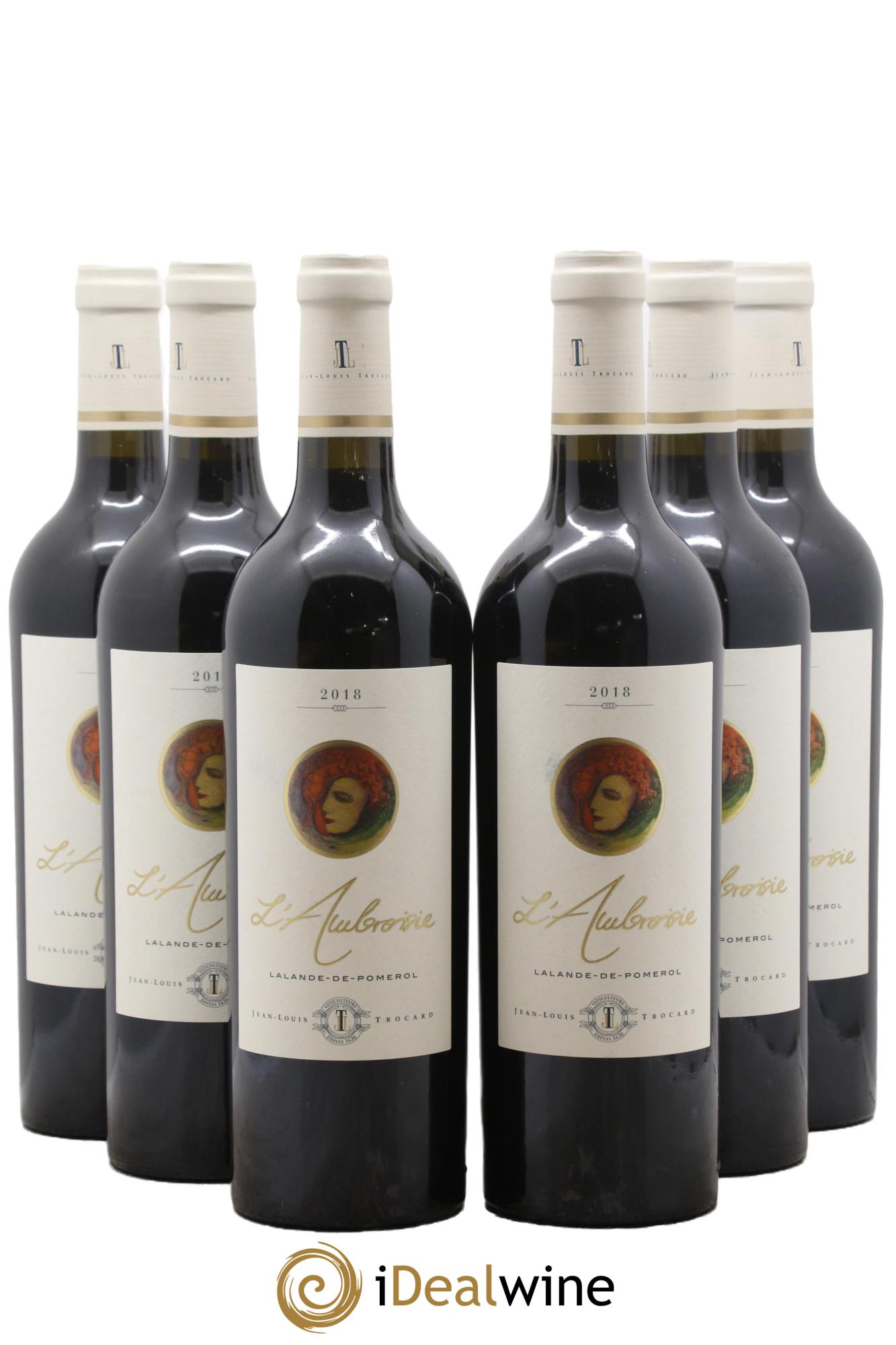 Lalande-de-Pomerol L'Aubroiserie du Château de la Croix des Moines 2018 - Lot de 6 bouteilles - 0