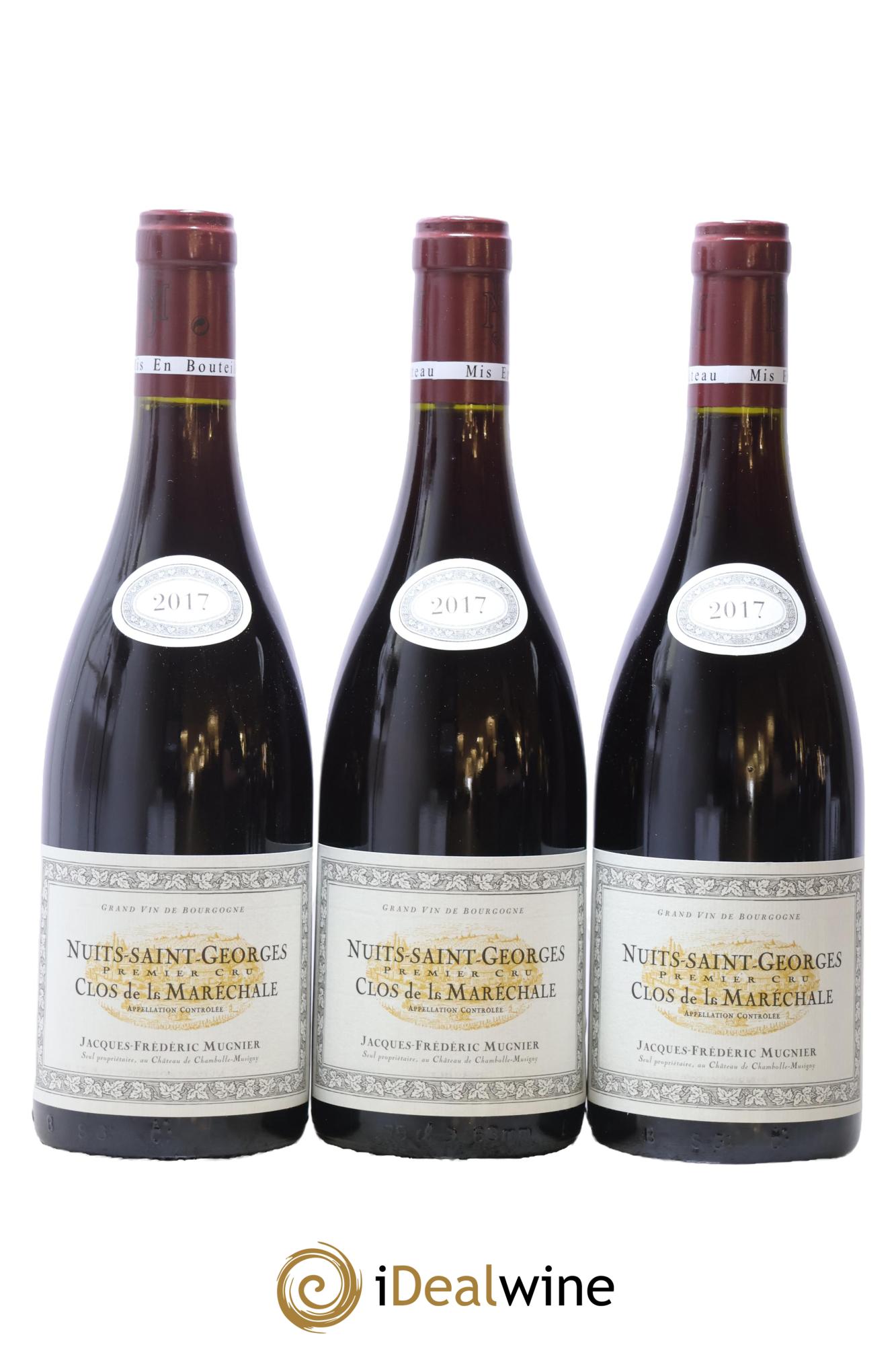 Nuits-Saint-Georges 1er Cru Clos de La Maréchale Jacques-Frédéric Mugnier 2017 - Lot of 6 bottles - 1