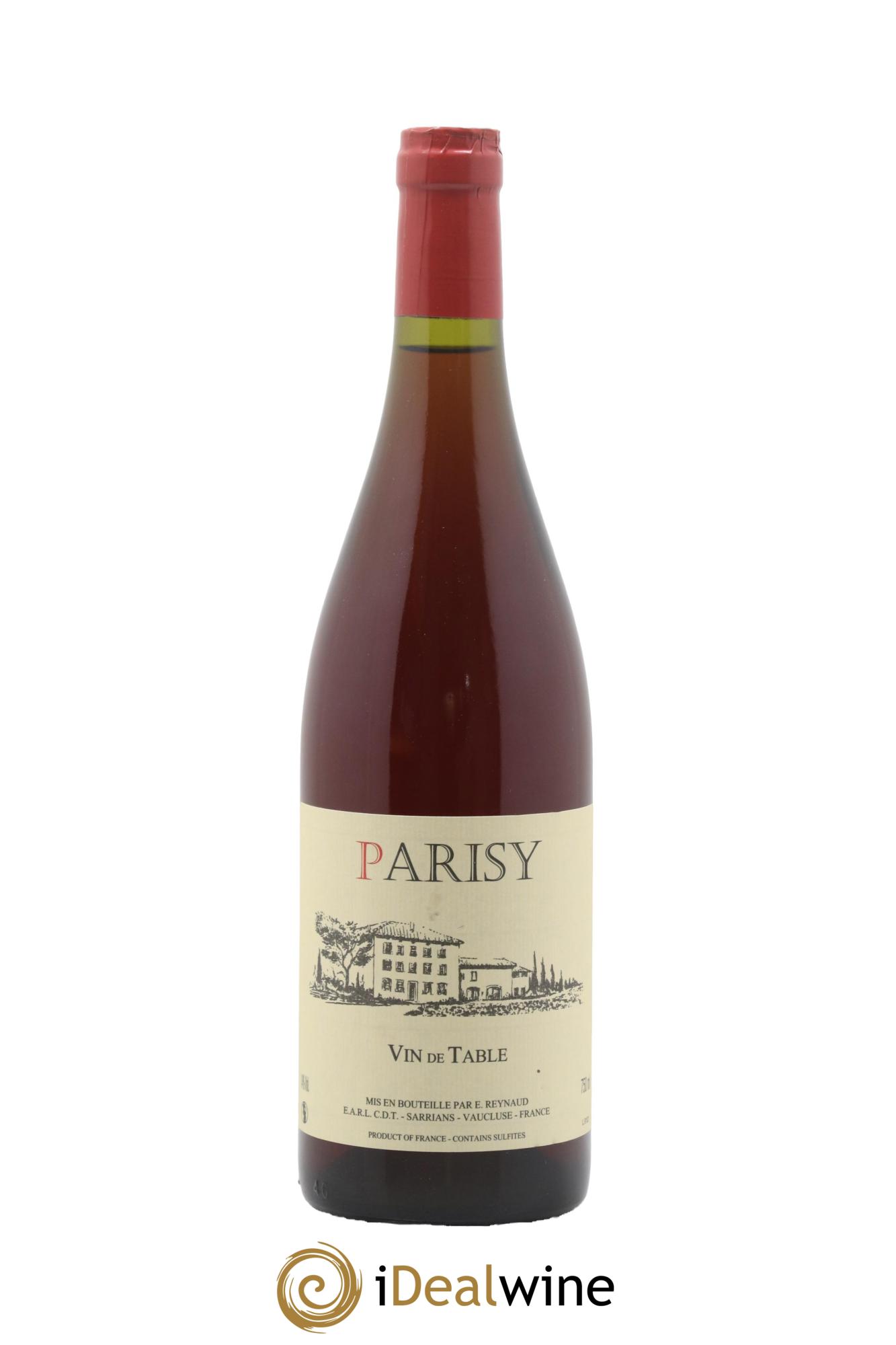 Vin de Table Parisy Emmanuel Reynaud 2019 - Posten von 1 Flasche - 0
