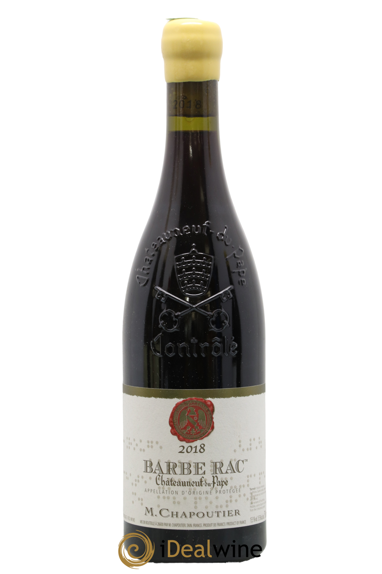 Châteauneuf-du-Pape Barbe Rac Chapoutier 2018 - Lotto di 1 bottiglia - 0