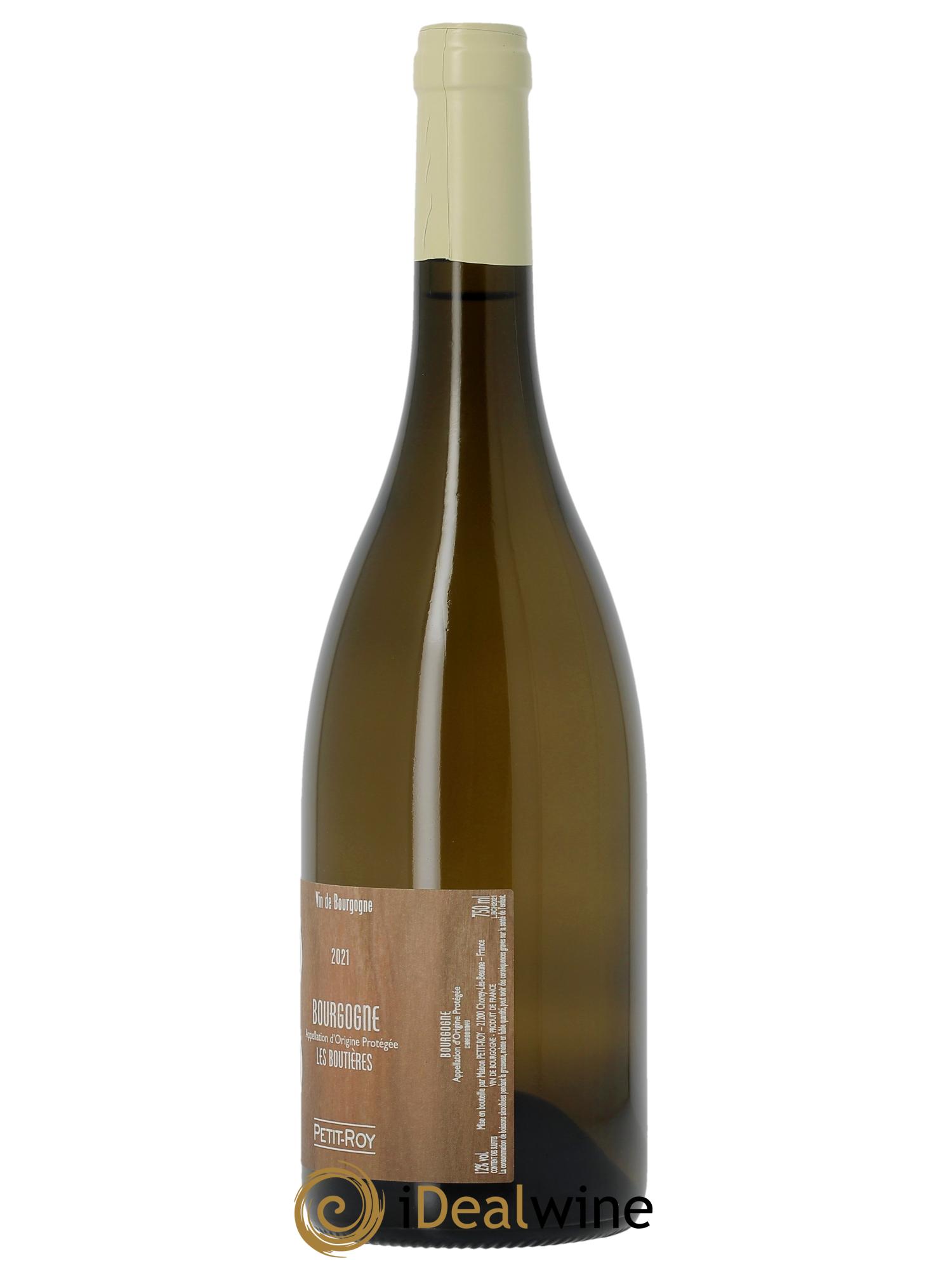 Bourgogne Les Boutières Domaine Petit Roy (Seiichi Wang) 2021 - Lot de 1 bouteille - 1