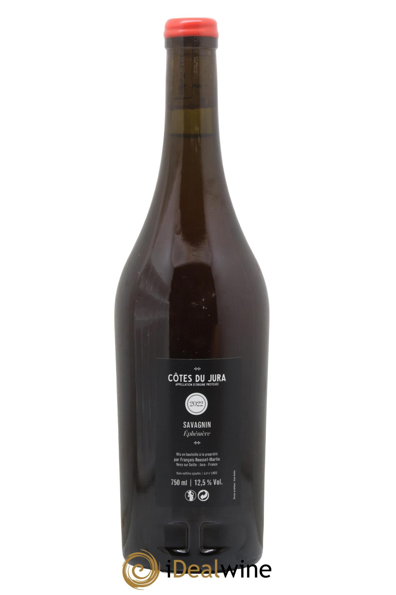 Côtes du Jura Macération Ephémère François Rousset Martin 2022 - Lot de 1 bouteille - 1
