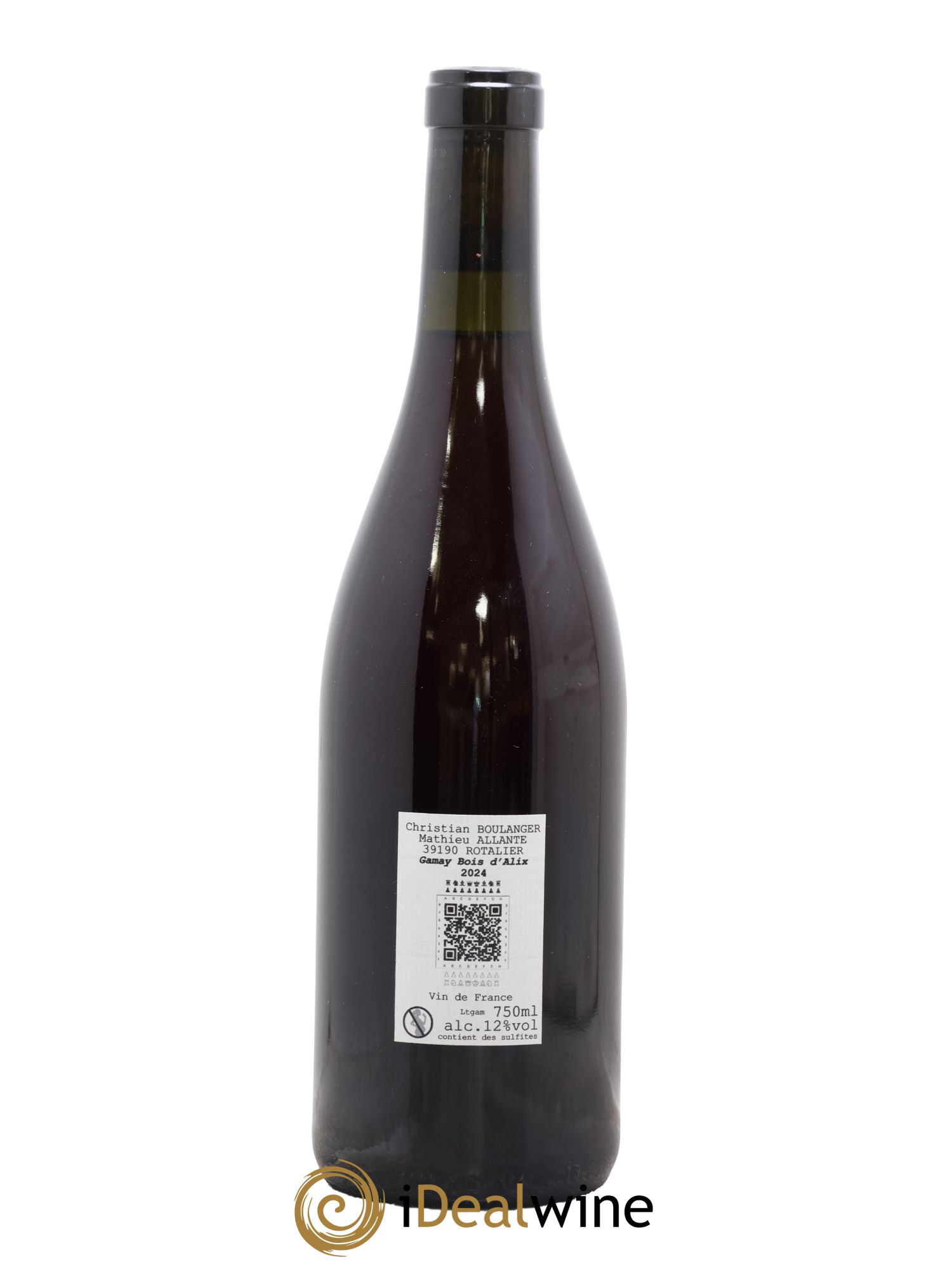 Vin de France Gamay Bois D'Alix Allante Et Boulanger 2024 - Lot of 1 bottle - 1