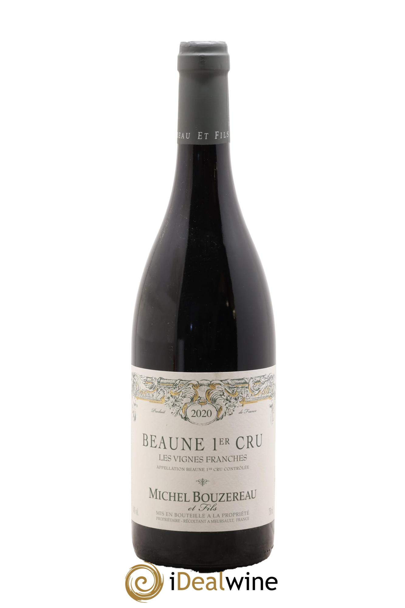 Beaune 1er Cru Les Vignes franches Michel Bouzereau et Fils (Domaine) 2020 - Lot de 1 bouteille - 0