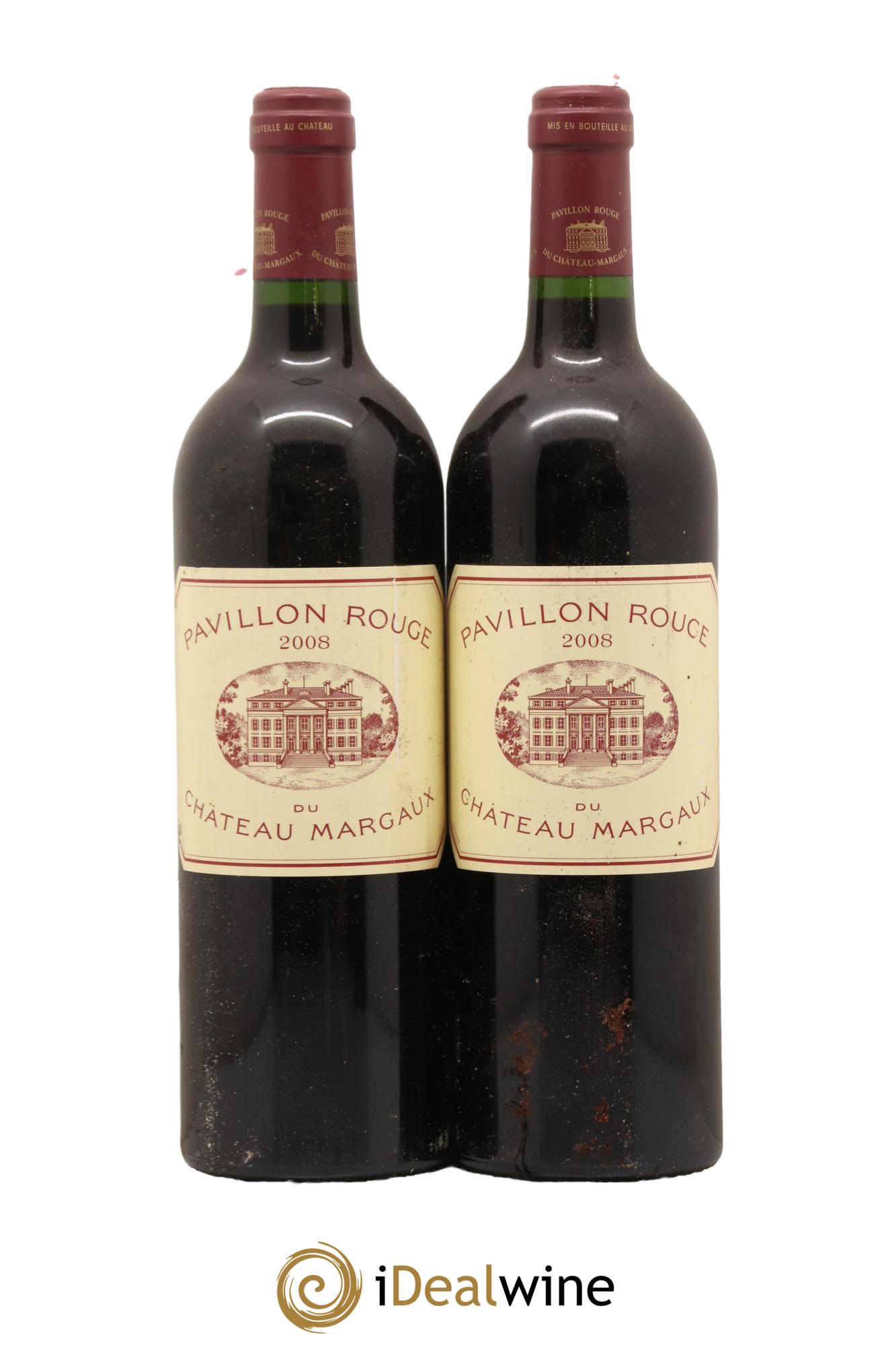 Pavillon Rouge du Château Margaux Second Vin 2008 - Posten von 2 Flaschen - 0