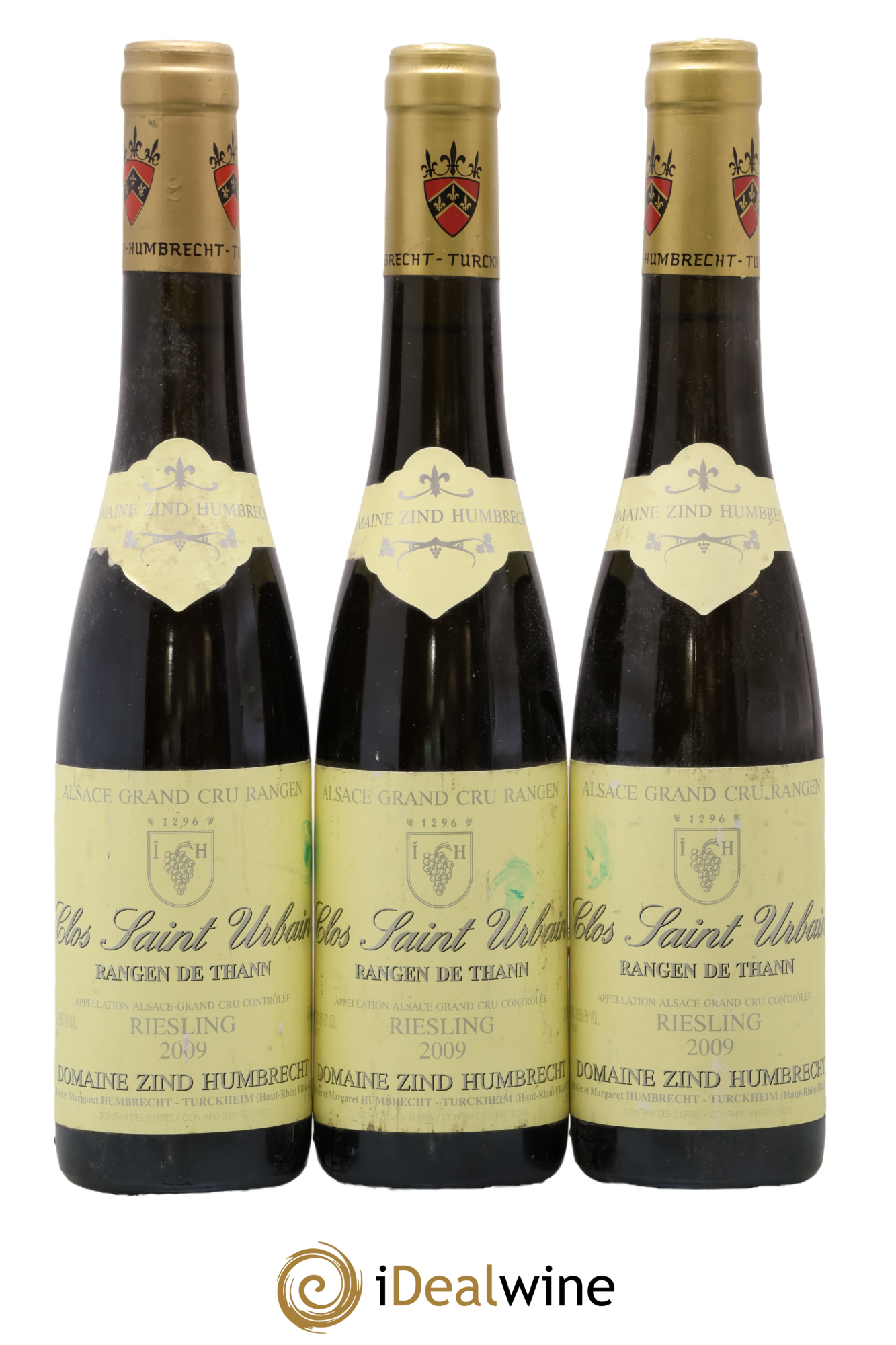 Alsace Riesling Grand Cru Rangen de Thann Clos Saint Urbain Zind-Humbrecht (Domaine) 2009 - Lot de 3 demi bouteilles - 0