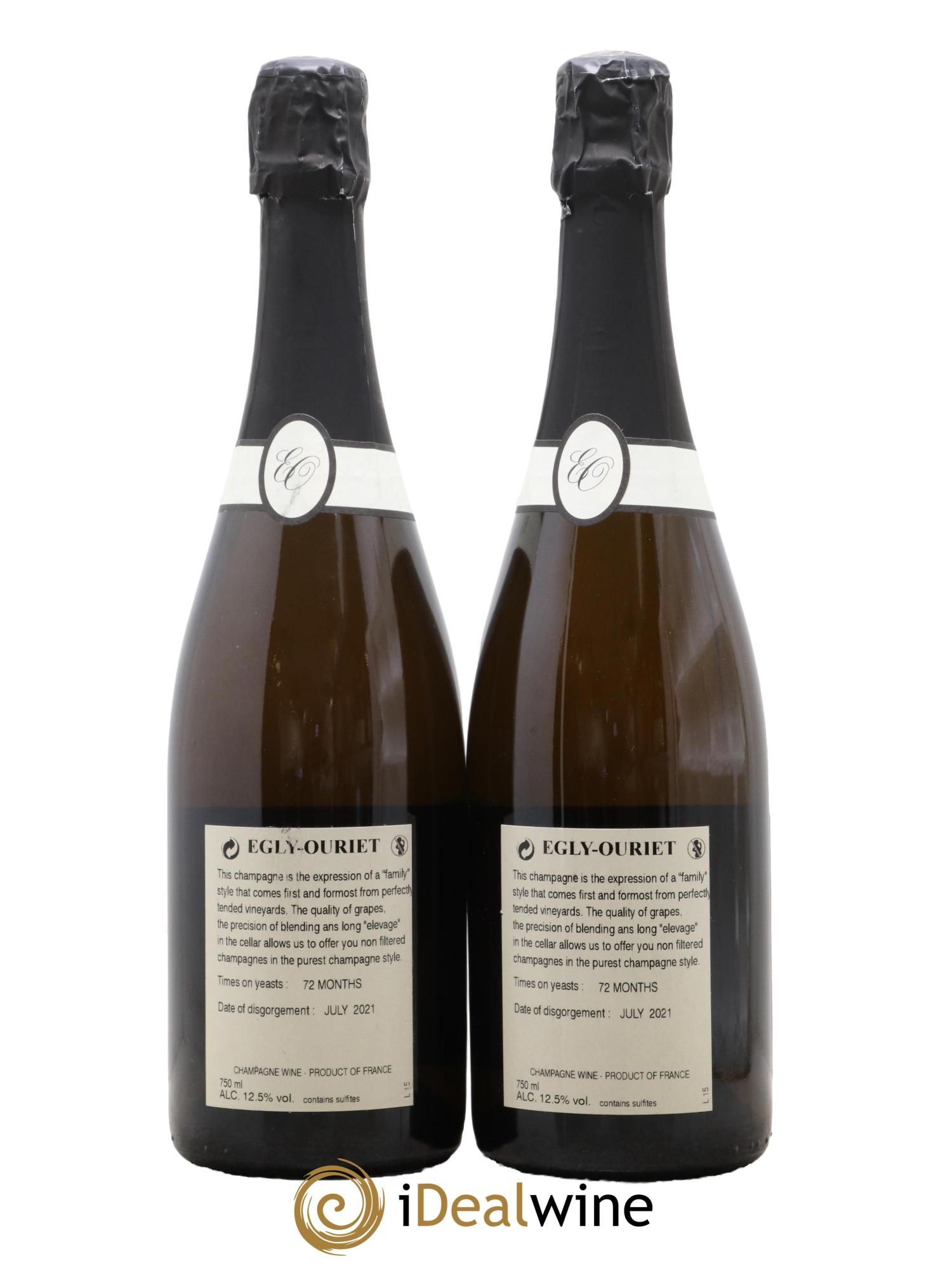 Blanc de Noirs Les Crayères Vieilles vignes Egly-Ouriet - Lot de 2 bouteilles - 1