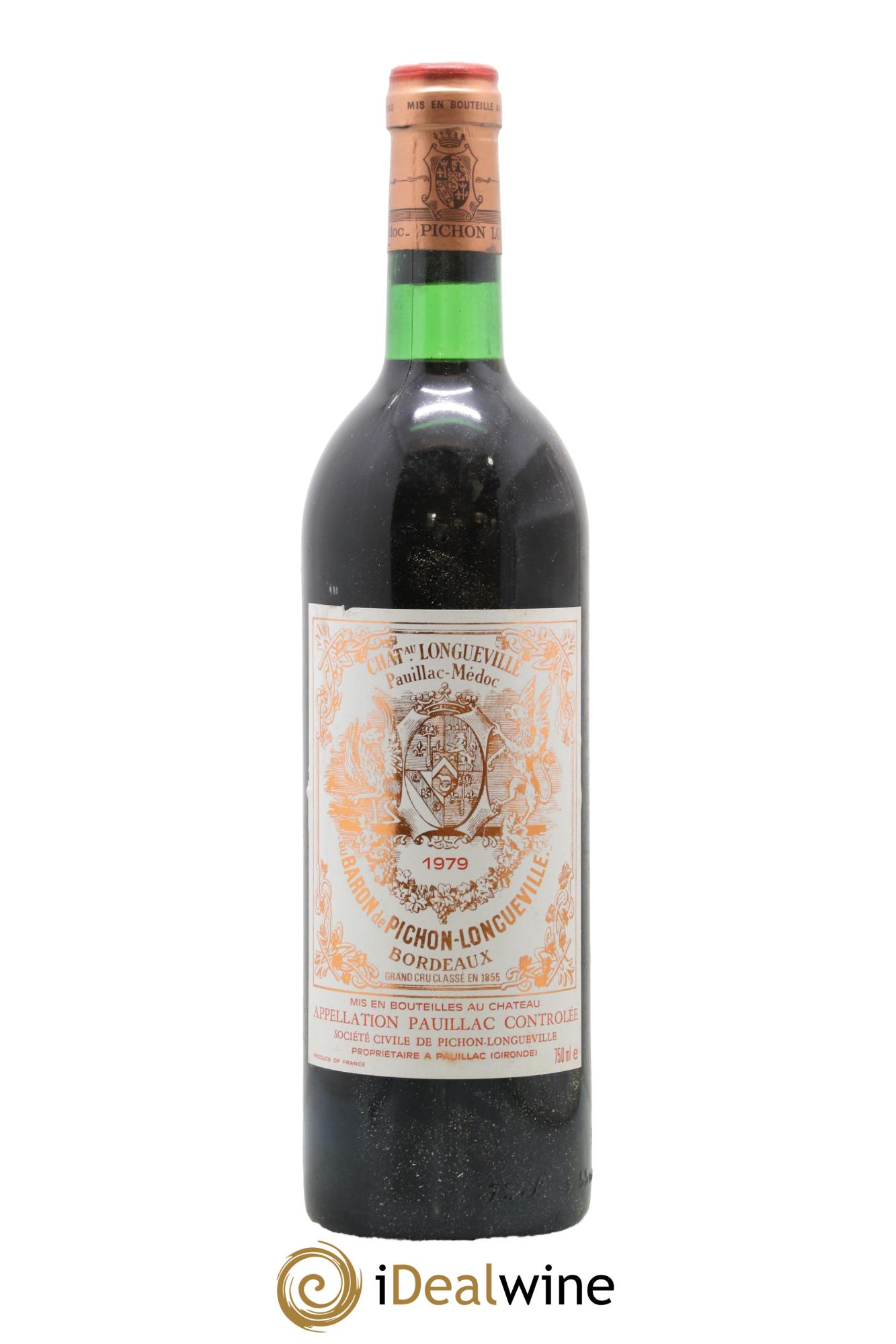 Pichon Longueville Baron 2ème Grand Cru Classé 1979 - Posten von 1 Flasche - 0