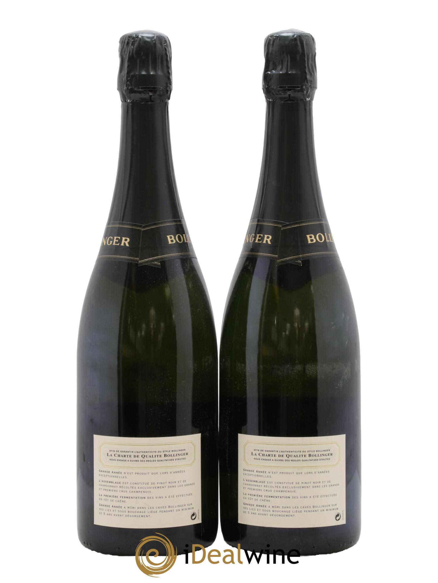 La Grande Année Brut Bollinger 1992 - Lot of 2 bottles - 1